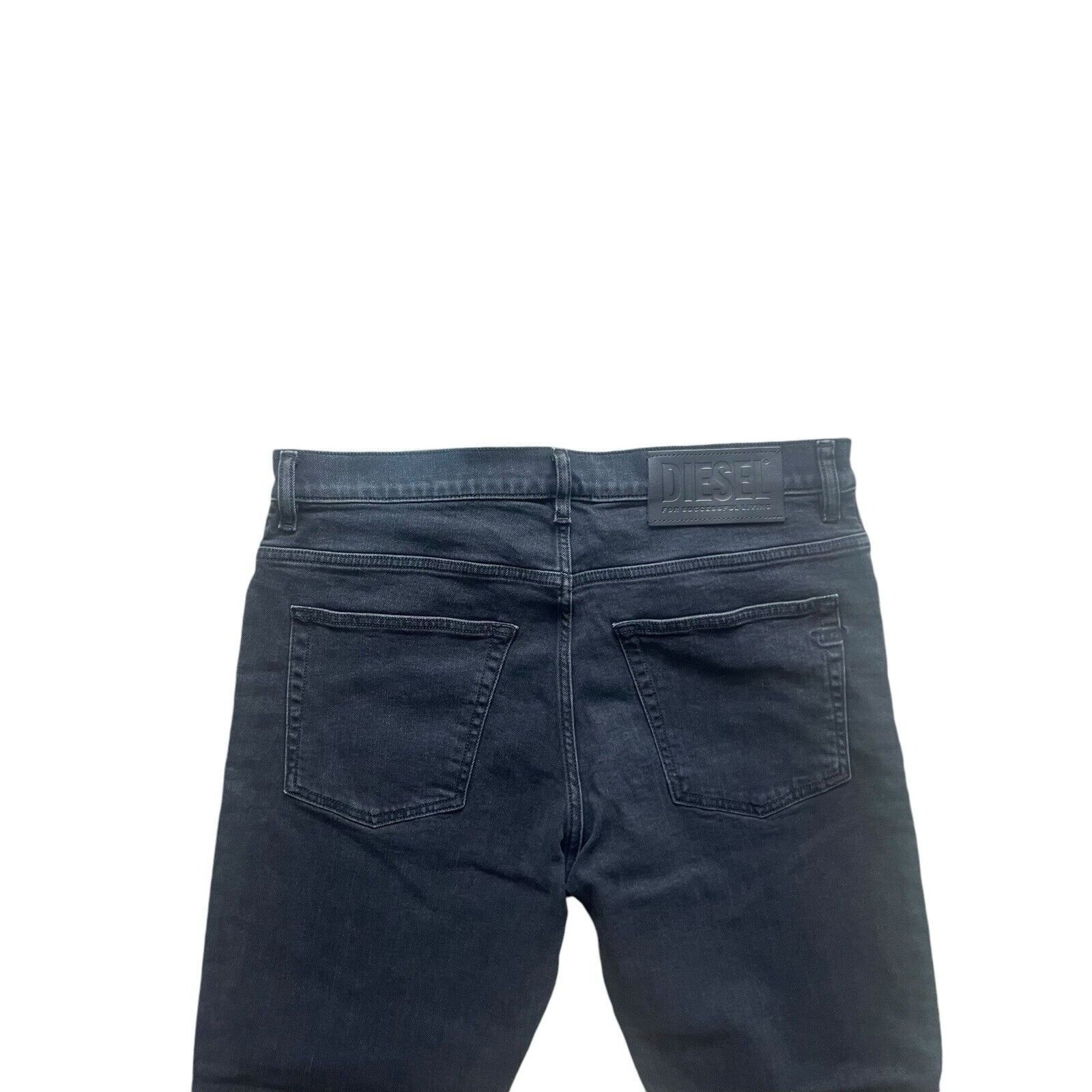 Diesel Diesel Mens D-Fining Tapered Jeans 09A14 Black Size 32/32 Size US 32 / EU 48 - 3 Thumbnail