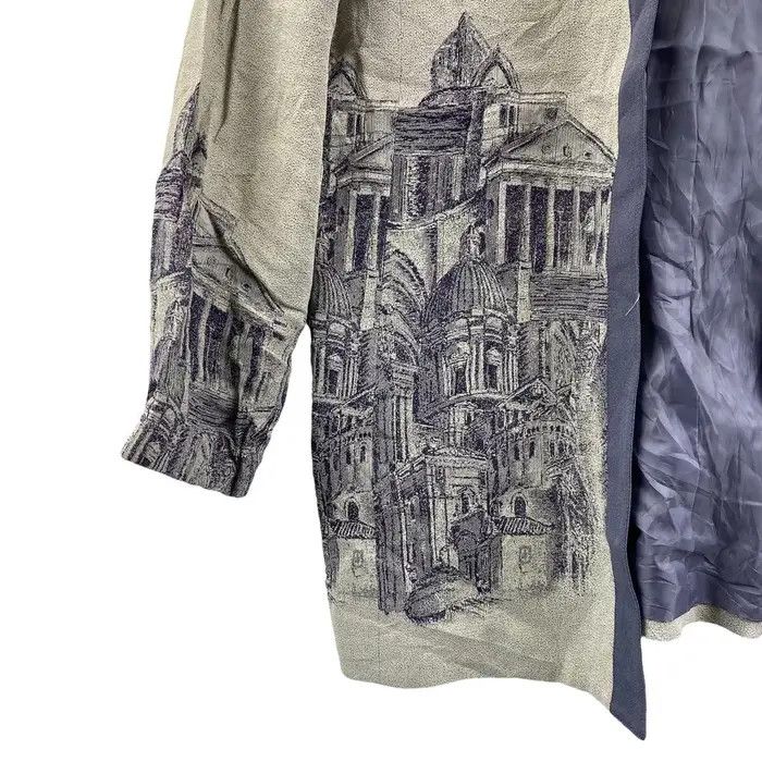 Vintage Vtg 90’ LA DAIX PARIS Pret A Porter Painting Artwork Jacket Size M / US 6-8 / IT 42-44 - 3 Thumbnail