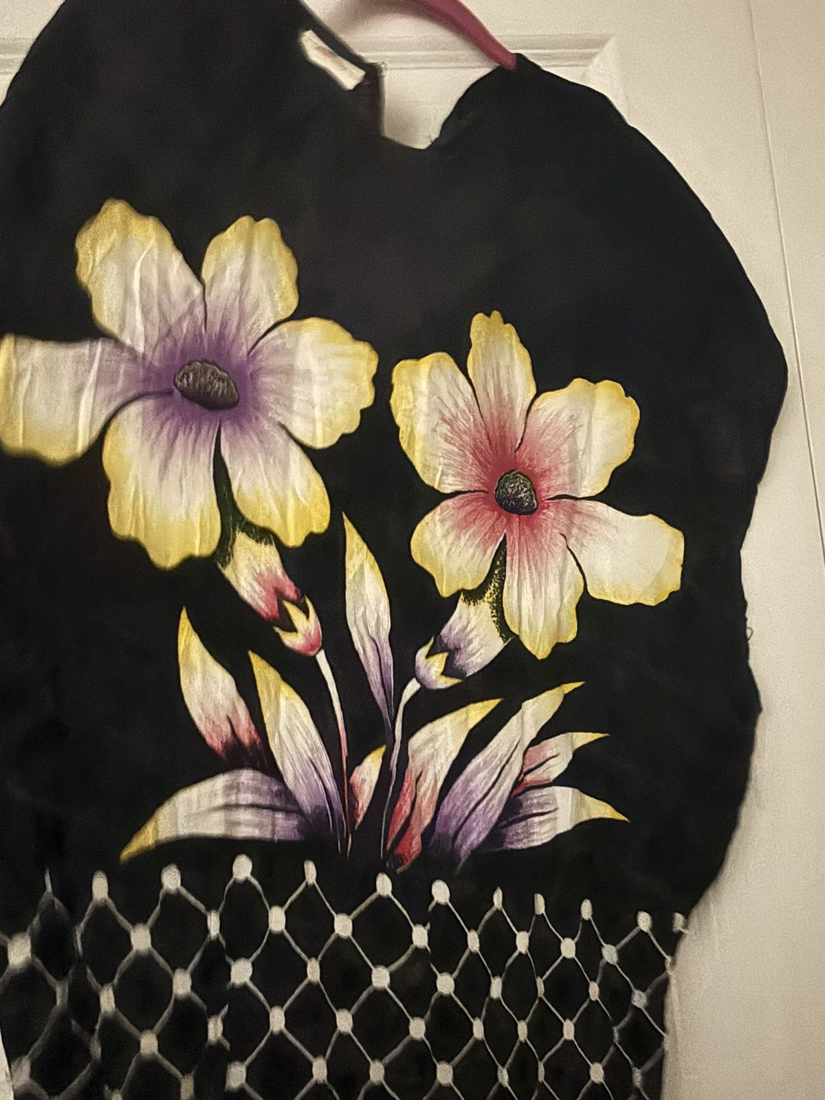 Vintage Vintage Floral Dolman Top Printed Mini Dress Small Unique Size S / US 4 / IT 40 - 4 Thumbnail