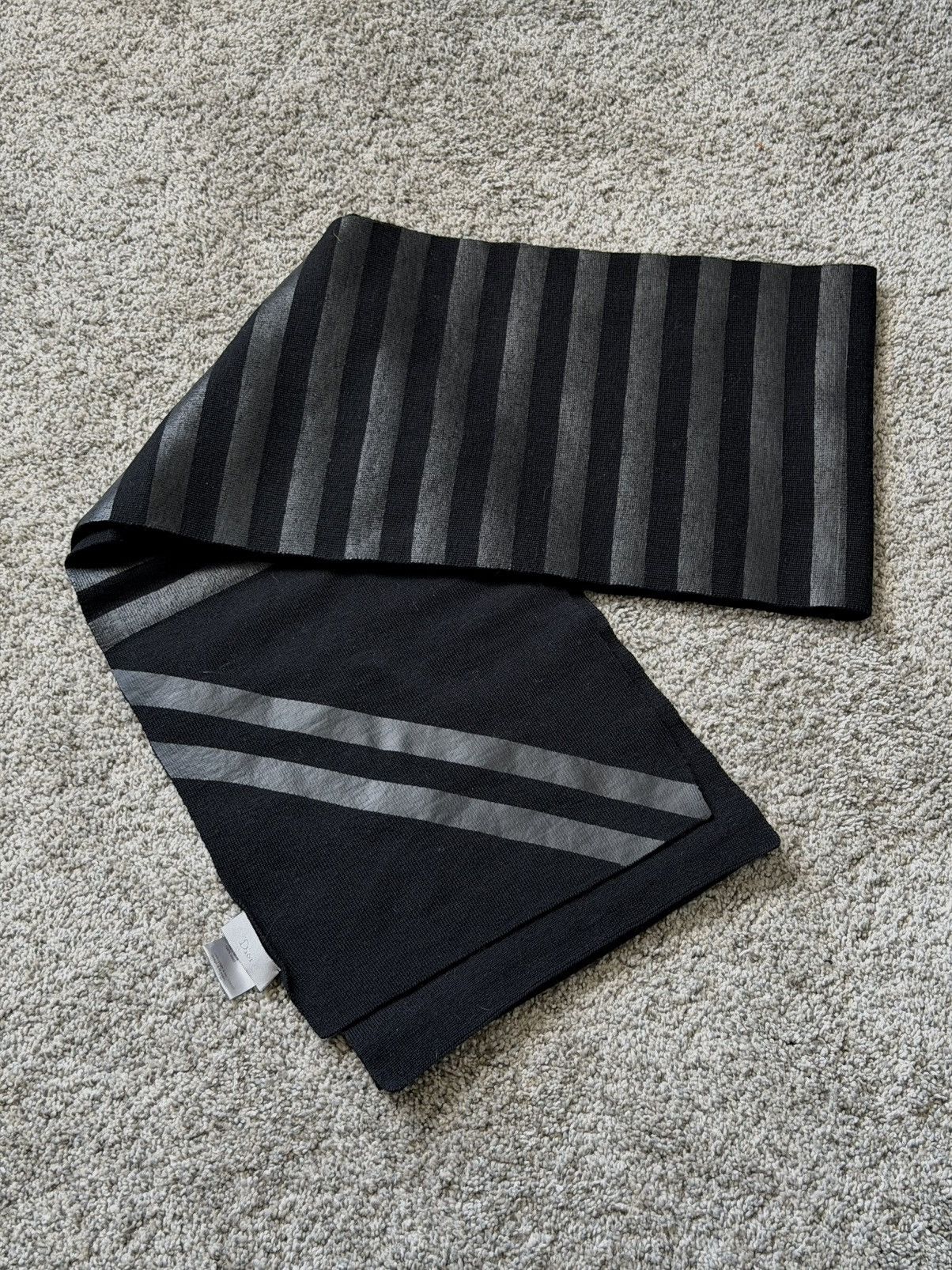 Dior Dior Homme AW03 Luster Stripe Scarf Size ONE SIZE - 3 Thumbnail