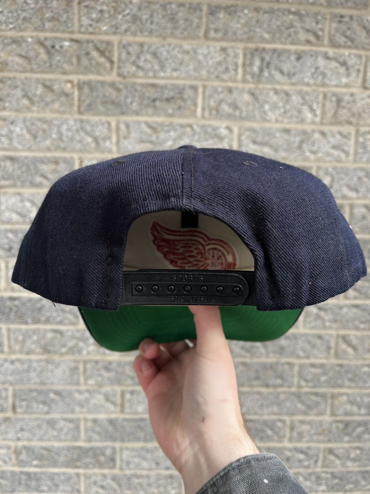 Sports Specialties × Vintage Vintage Detroit Red Wings Sports Specialties SnapBack Hat Size ONE SIZE - 3 Thumbnail