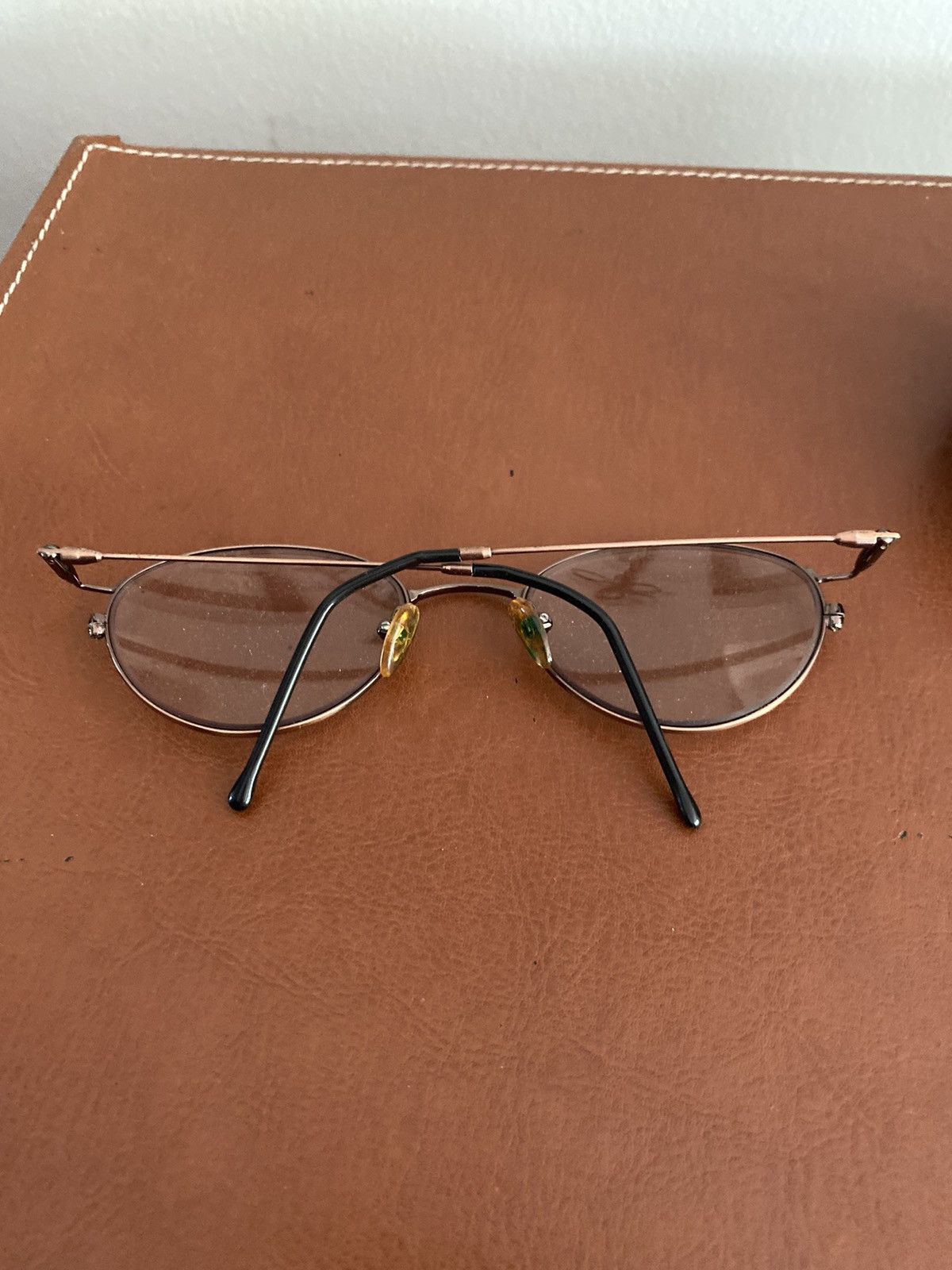 Other VINTAGE ROSE GOLD READING EYE GLASSES WITH CASE Size ONE SIZE - 3 Thumbnail