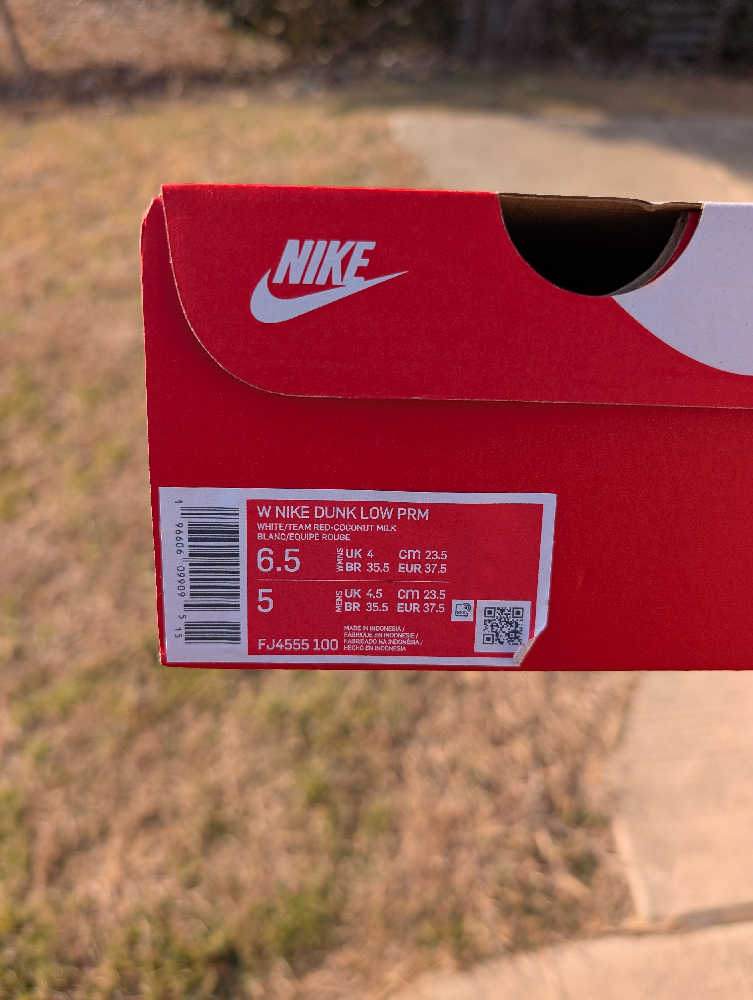 Nike Vintage Red Dunk Low Size US 5 / EU 37 - 15 Thumbnail
