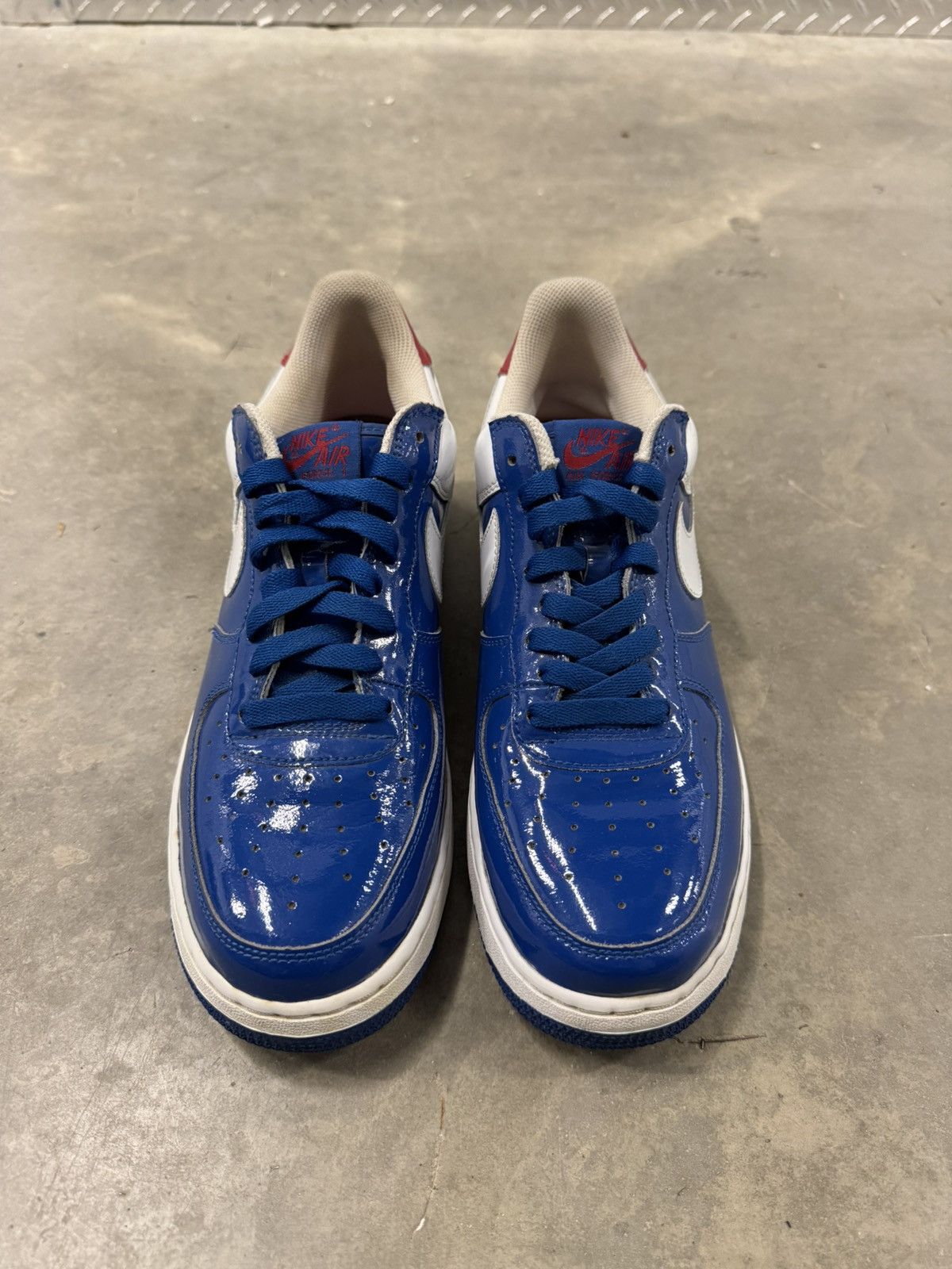 Vintage Nike Air Force 1 Low Sheed Blue Jay\'s Nike Air Force 1 sheed low blue jay | Grailed main image 3