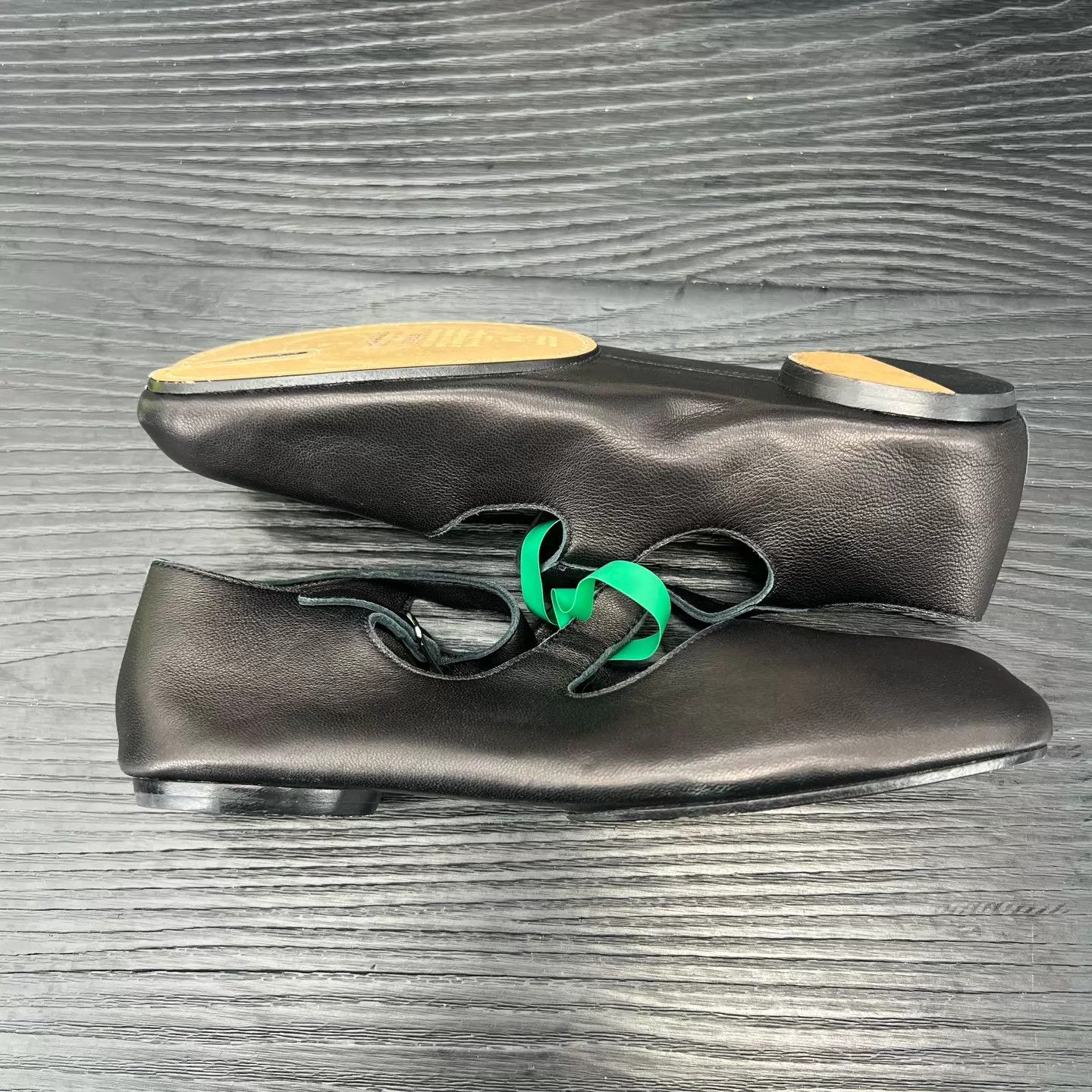 Maison Margiela Margiela Tabi Sheepskin Ankle Wrap Ballerina 99 New 37.5 Size US 7 / IT 37 - 2 Thumbnail