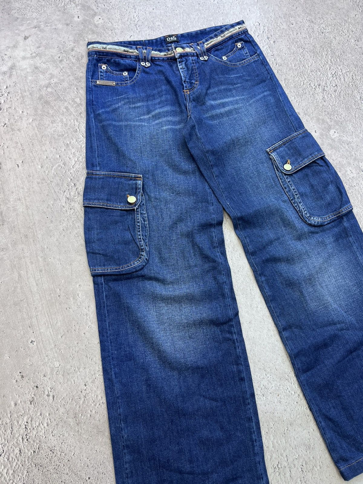 Dolce & Gabbana × Vintage Vintage Dolce & Gabanna Luxury Blue Women's Cool Jeans Size 27" / US 4 / IT 40 - 2 Thumbnail