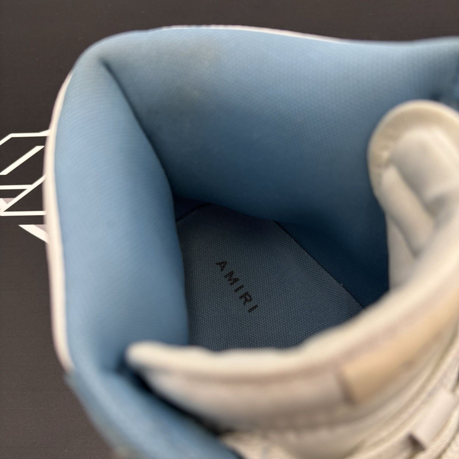 Amiri Amiri Skel High Top ' Powder Blue White ' | GOOD CONDITION! Size US 13 / EU 46 - 7 Thumbnail