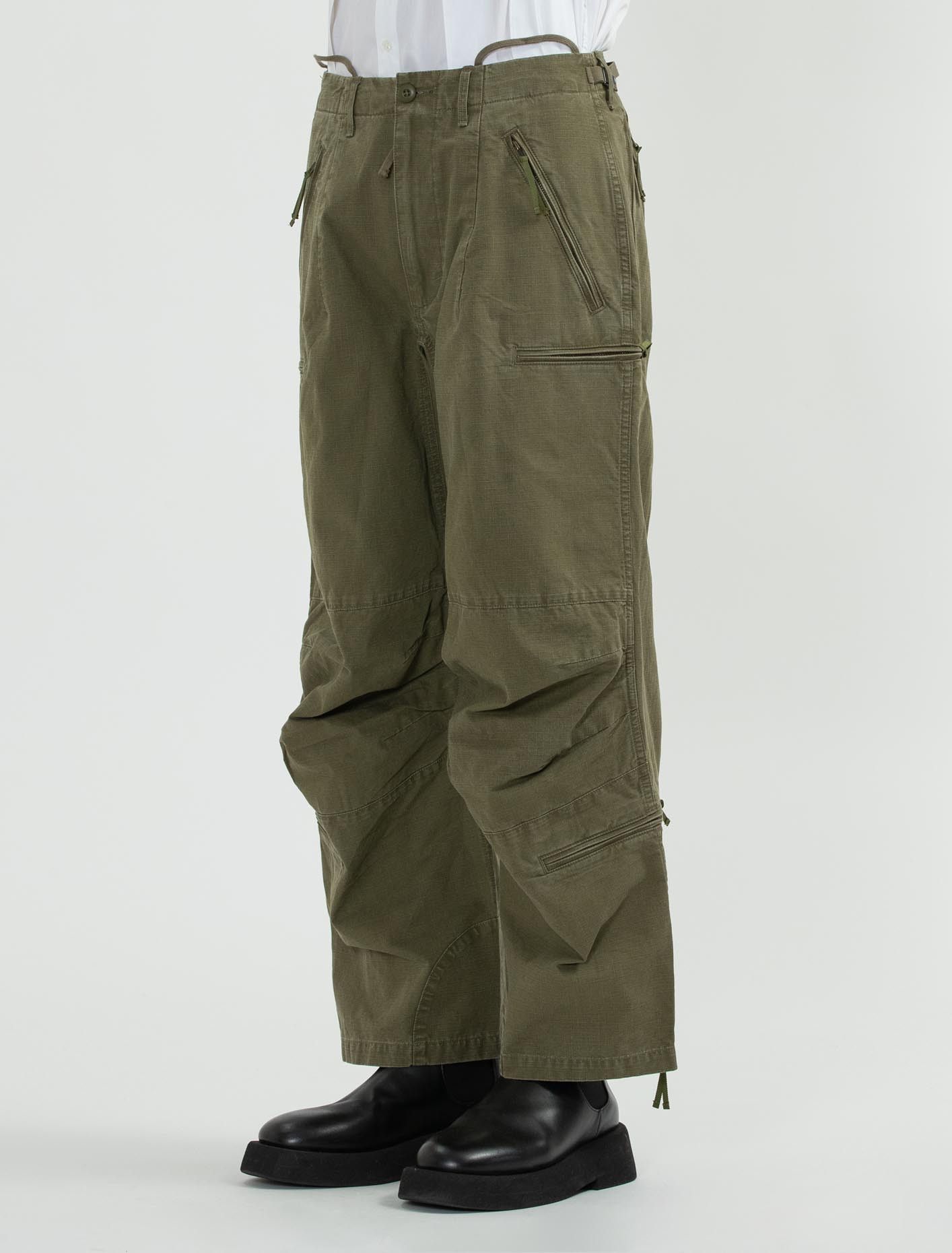 R13 UNWORN* R13 Khaki Flight Cargo Pants Size US 31 - 15 Thumbnail