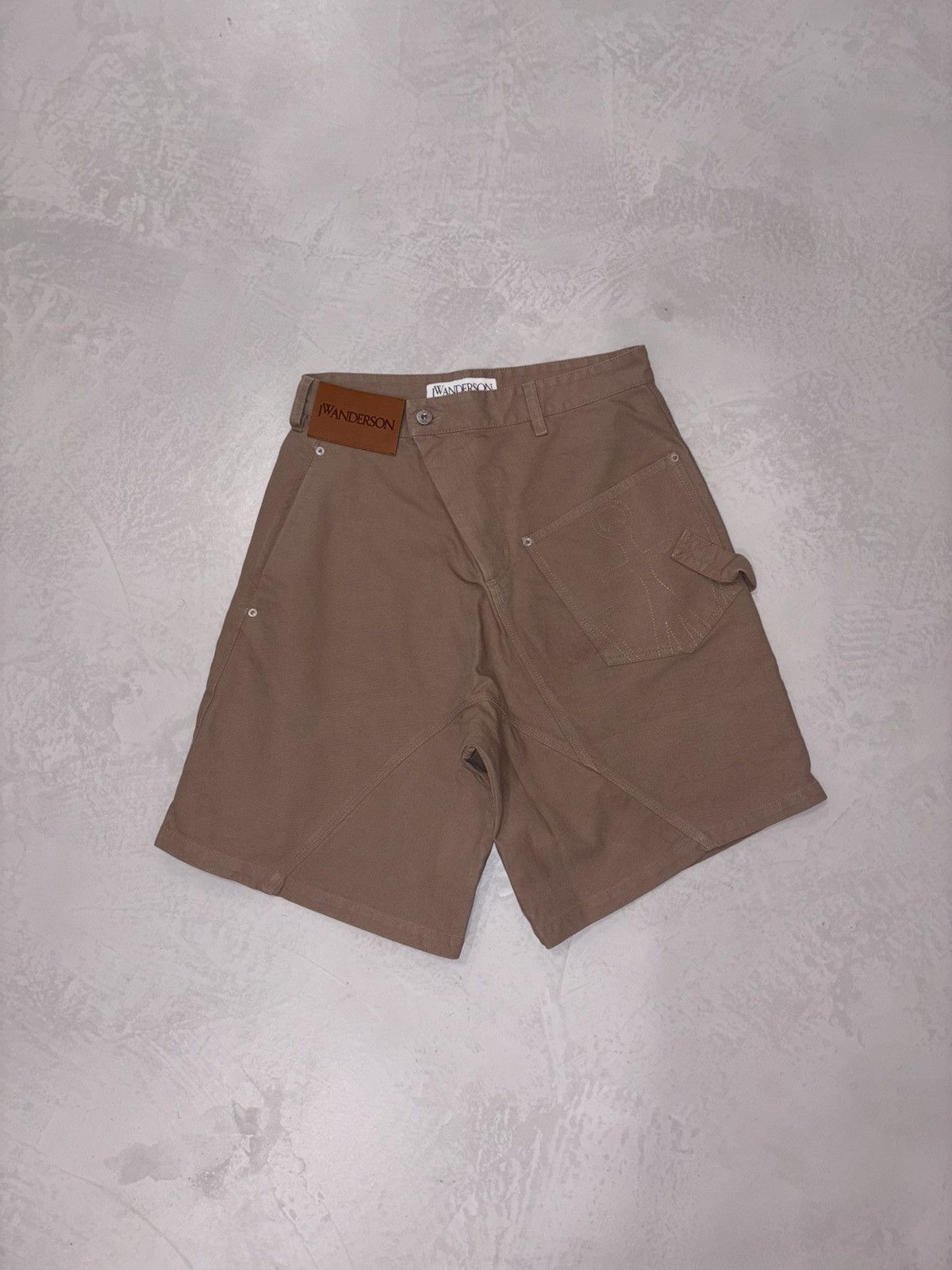 Designer 2024 JWAnderson Twisted Duck Canvas Shorts Size US 32 / EU 48 - 1 Thumbnail