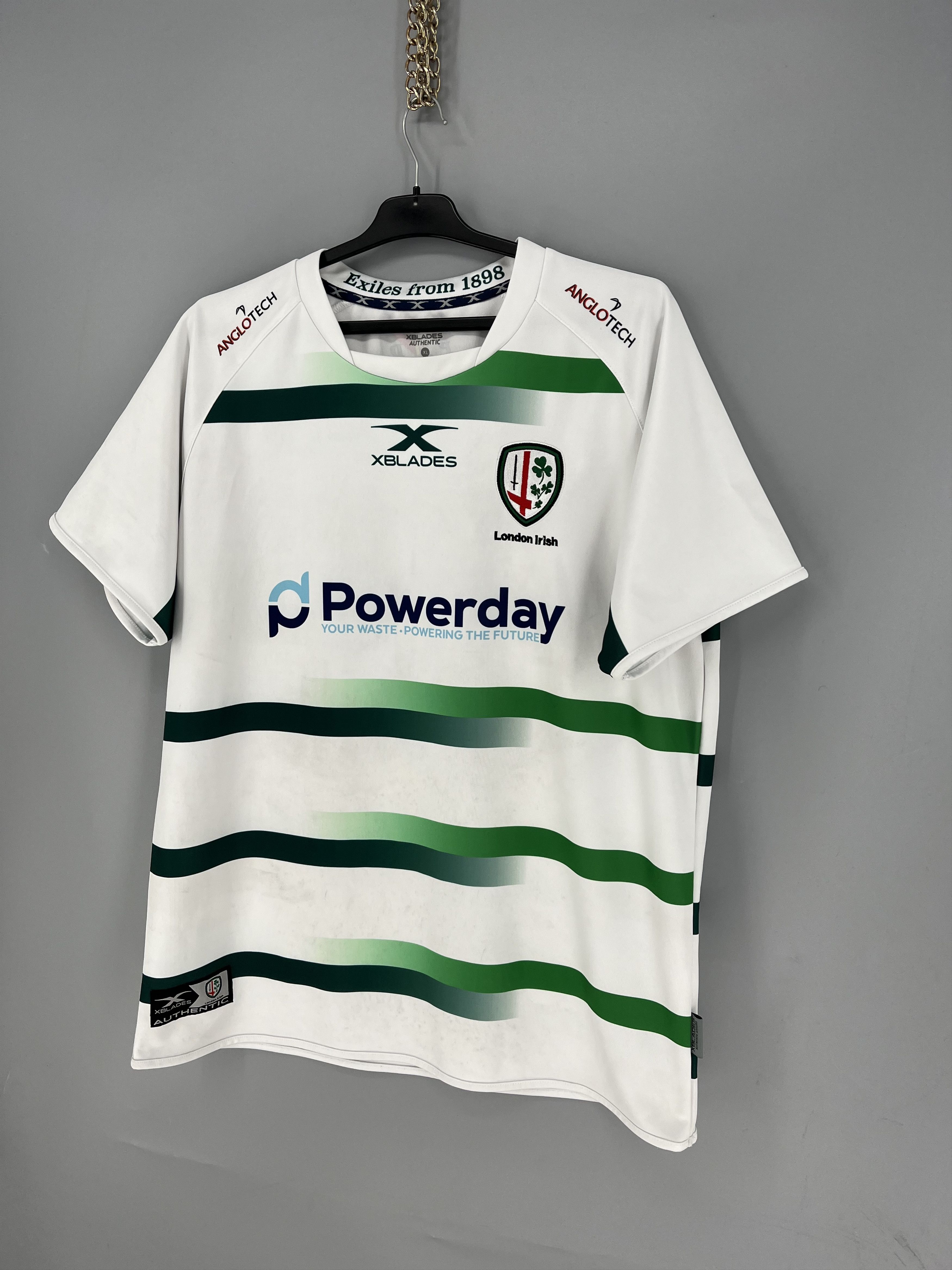 Vintage London Irish XBlades Rugby Jersey Powerday Size US XL / EU 56 / 4 - 3 Thumbnail