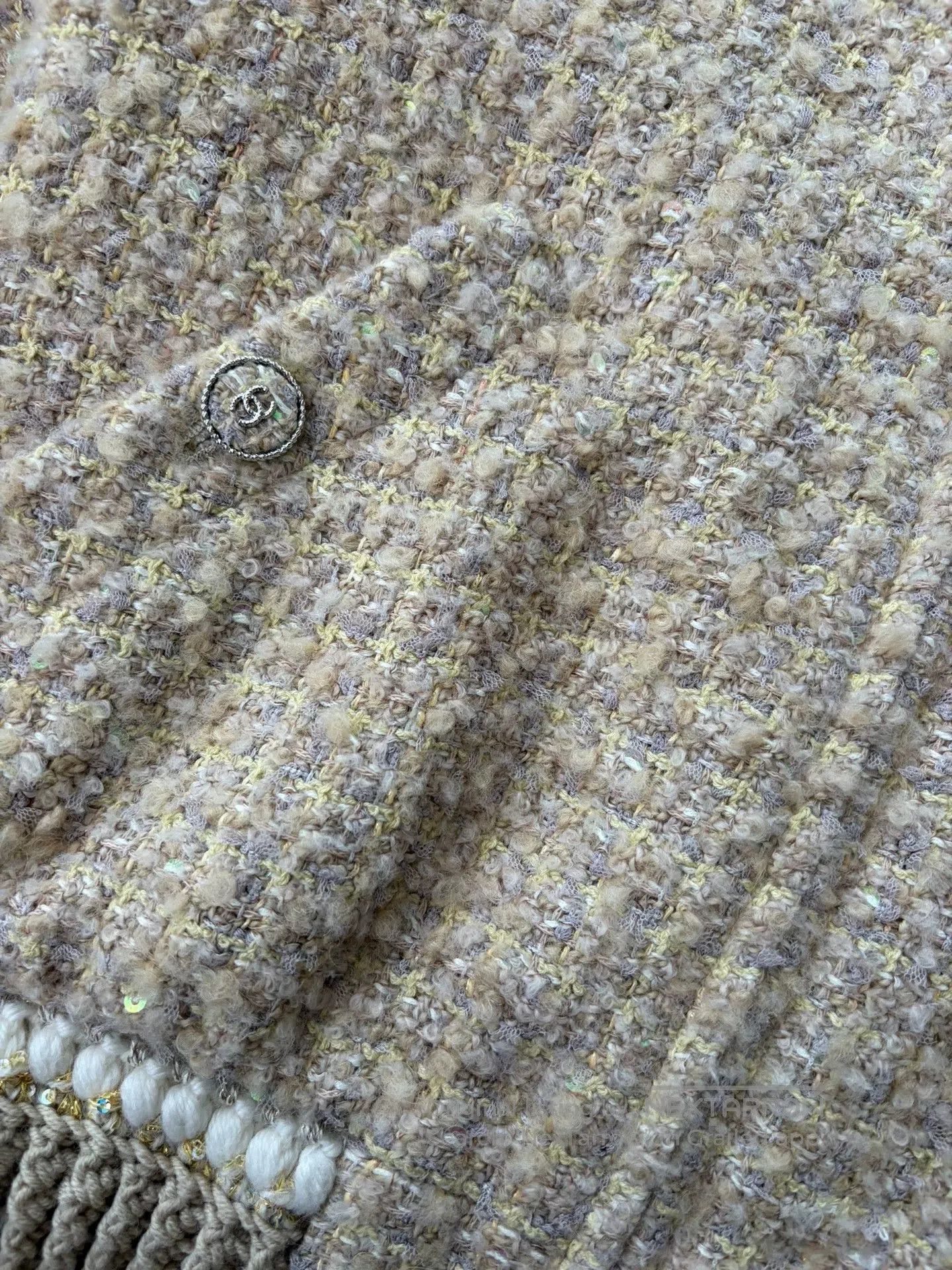 Chanel Chanel Pink Tweed Stand-Collar Jacket. Size US XS / EU 42 / 0 - 3 Thumbnail