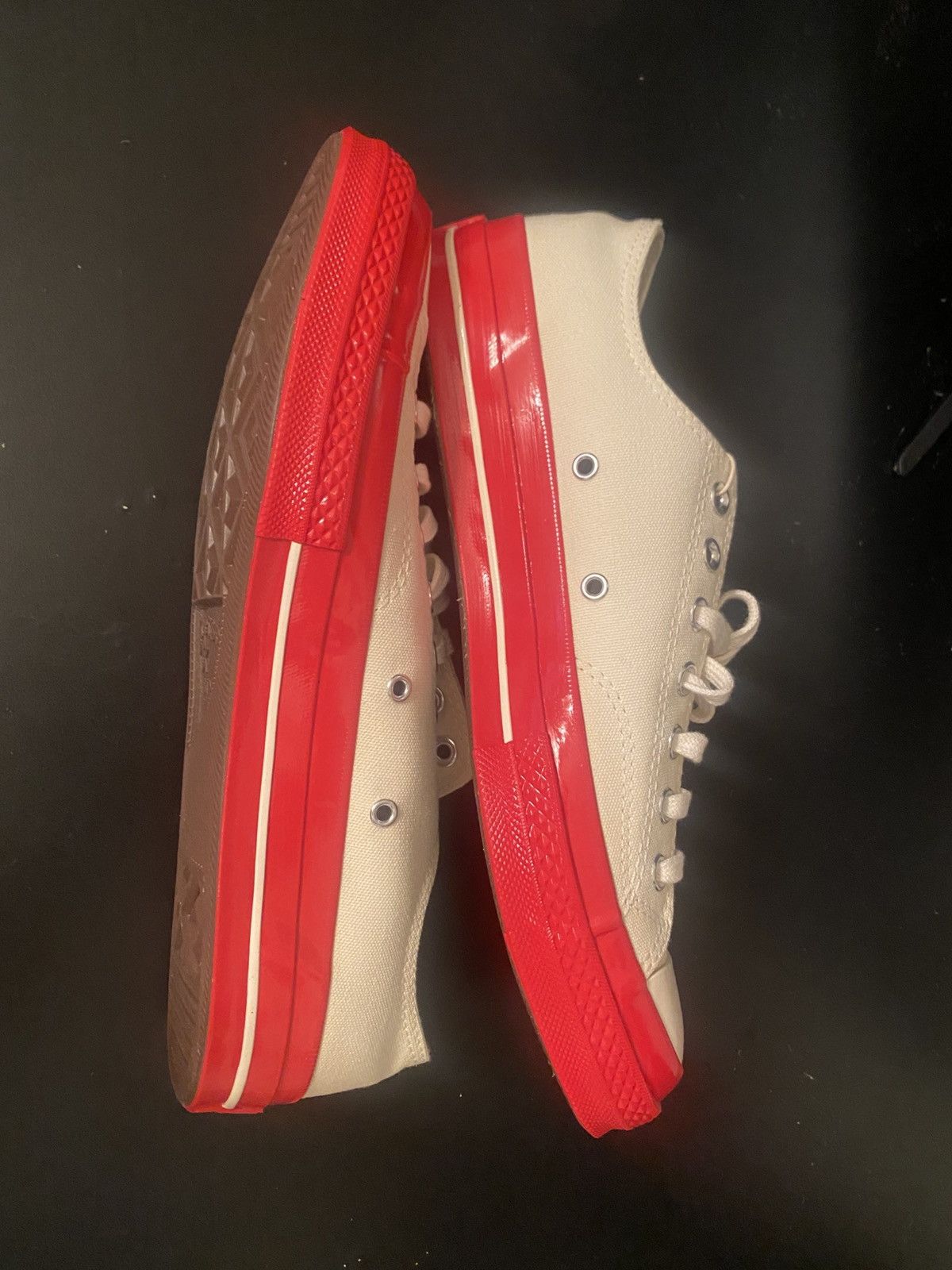 Comme des Garcons PLAY × Converse Converse Chuck Taylor All Star 70 Ox Comme des Garcons Egret Size US 10.5 / EU 43-44 - 2 Thumbnail