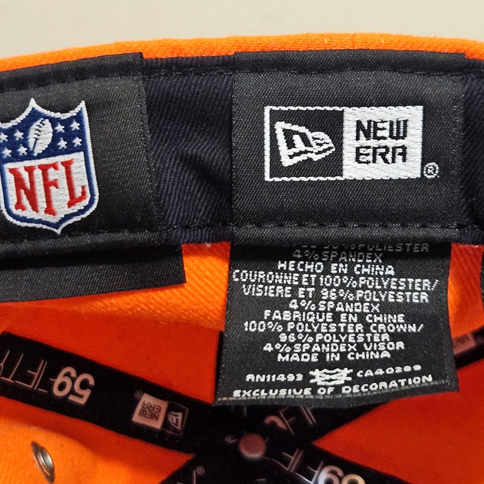 New Era New Era Denver Broncos Hat NFL 59FIFTY Fitted Cap Men's Size 7 5/8 Shiny Brim Size ONE SIZE - 8 Thumbnail