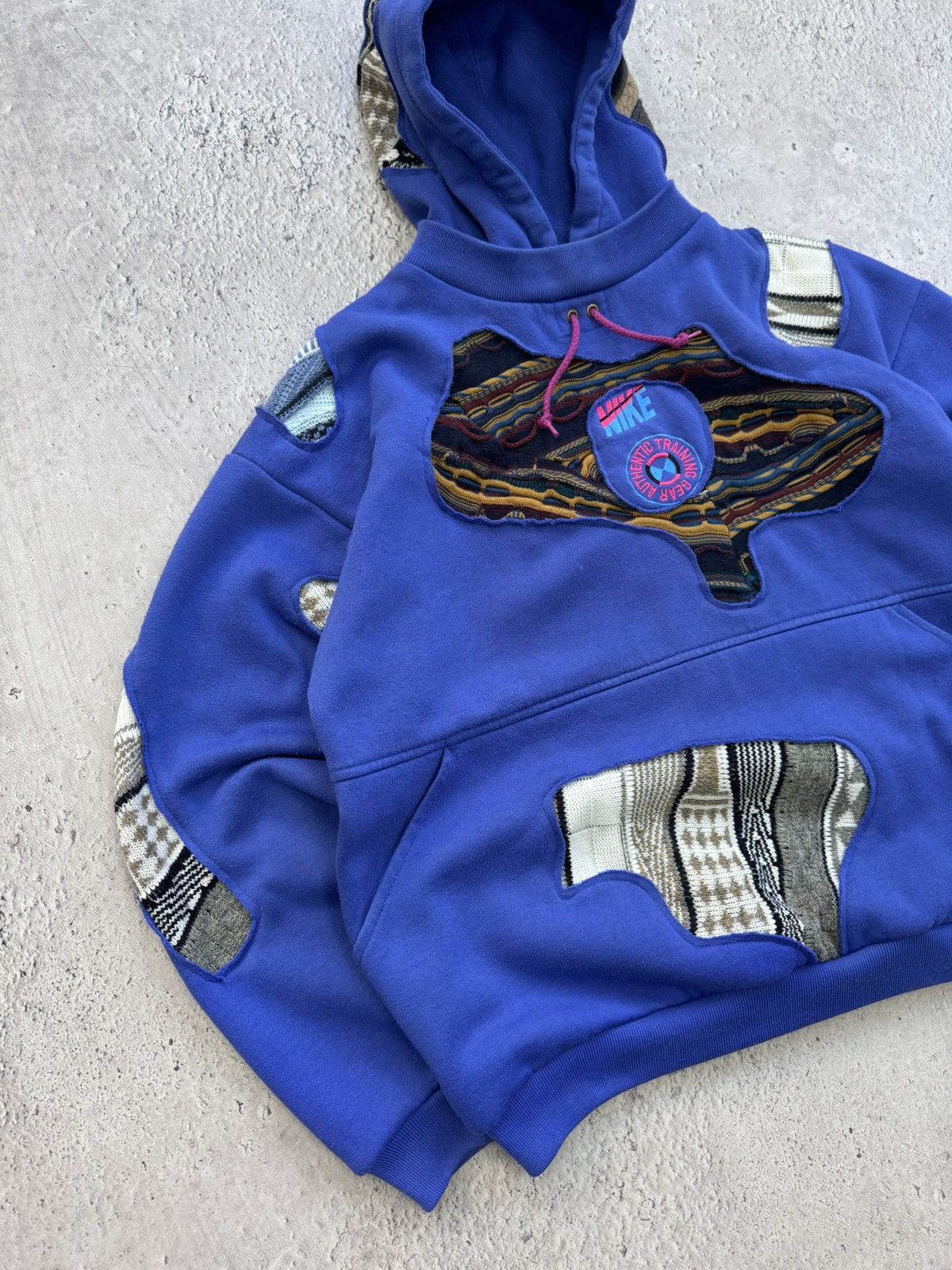 Nike × Vintage VINTAGE Reworked Nike skeleton hoodie y2k BY Size US M / EU 48-50 / 2 - 2 Thumbnail