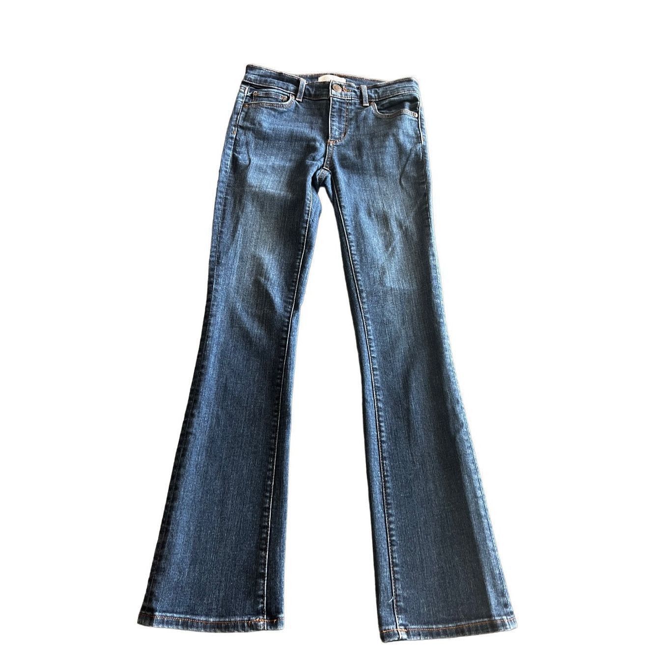 Loft Ann Taylor LOFT modern boot cut JEANS SIZE O0 Tall Size 24" / US 00 / IT 34 - 11 Thumbnail