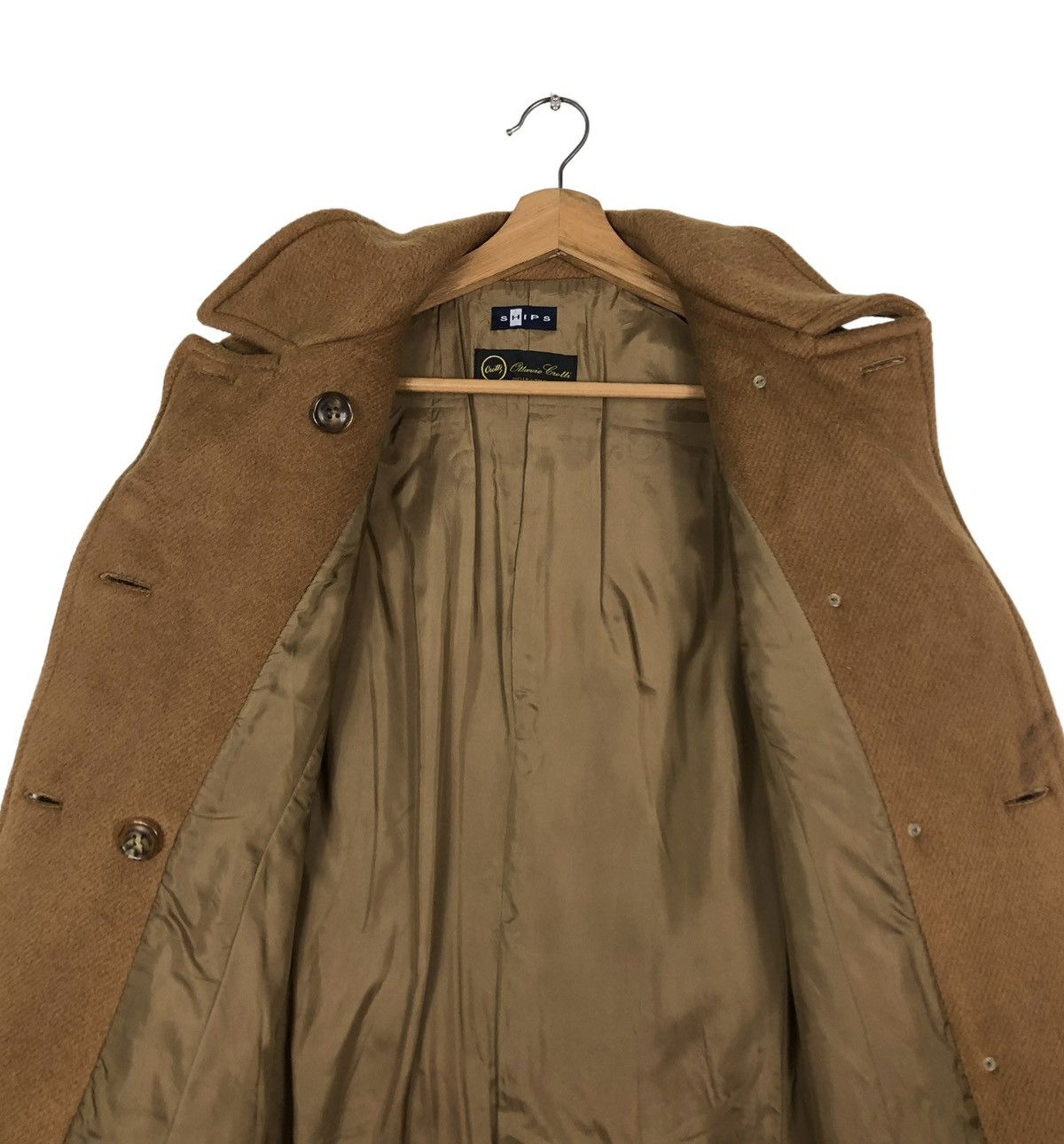Japanese Brand 🔥VINTAGE WOOL LONG JACKET SHIPS JAPAN DOUBLE BREASTS Size M / US 6-8 / IT 42-44 - 14 Thumbnail