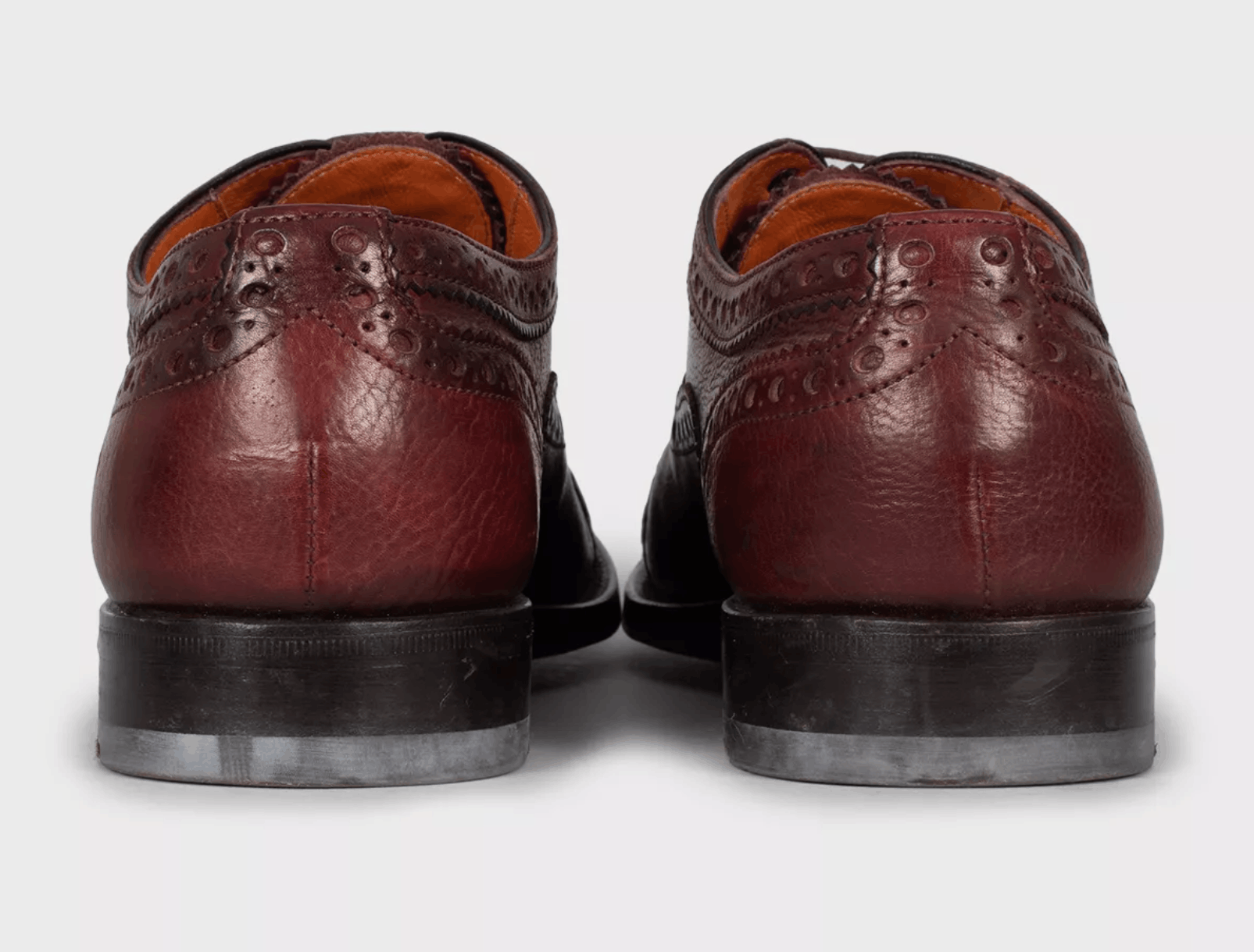 Santoni Santoni Men’s Brown Leather Brogues Size US 7 / EU 40 - 4 Thumbnail