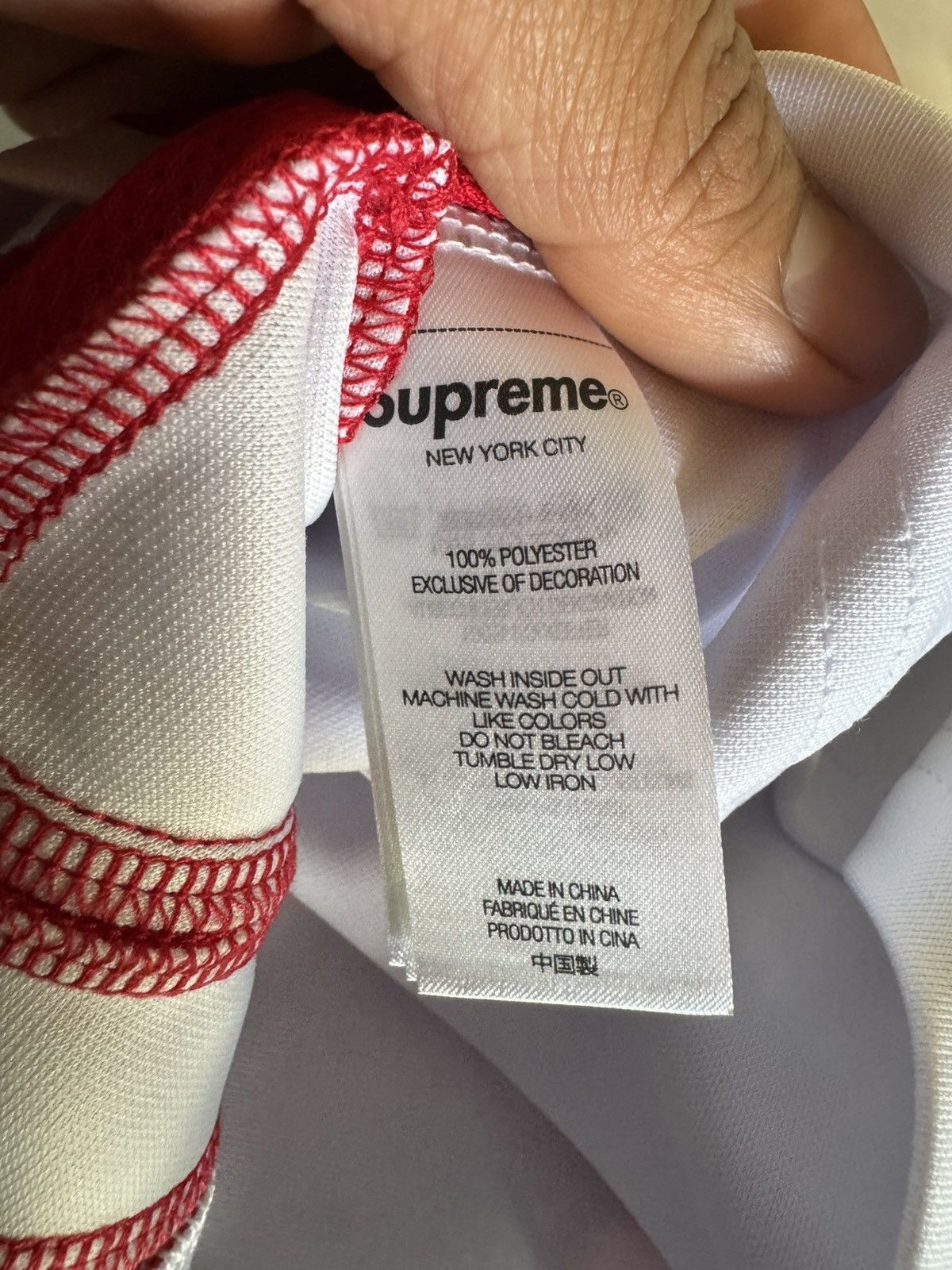 Supreme × Umbro Supreme Umbro Old English Soccer Jersey Size US S / EU 44-46 / 1 - 9 Thumbnail