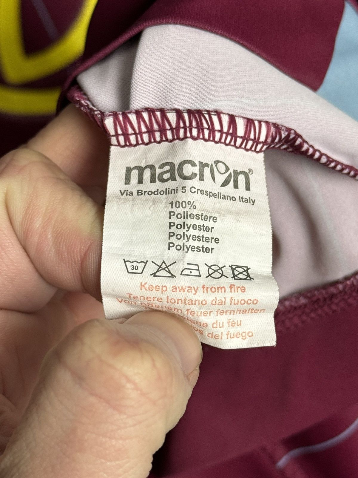 Macron Aston Villa 13/14 Home Football Jersey Size US XXL / EU 58 / 5 - 13 Thumbnail