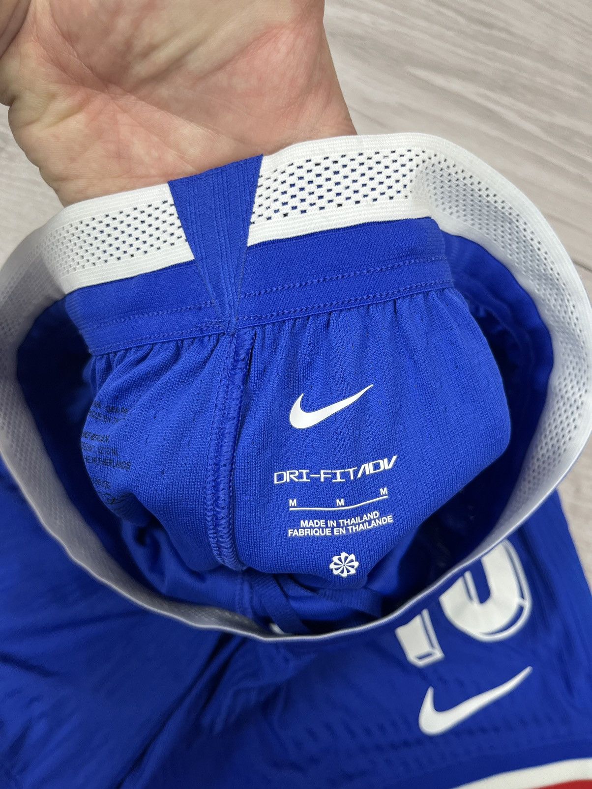 Nike Nike France 2025 #18 Nkunku Soccer Player Issue Match Shorts Size US 32 / EU 48 - 13 Thumbnail