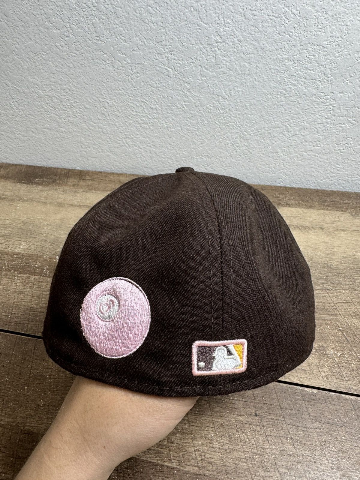 New Era San Diego Padres 1978 All-Star Patch Brown Fitted Hat Pink 7 Size ONE SIZE - 3 Thumbnail