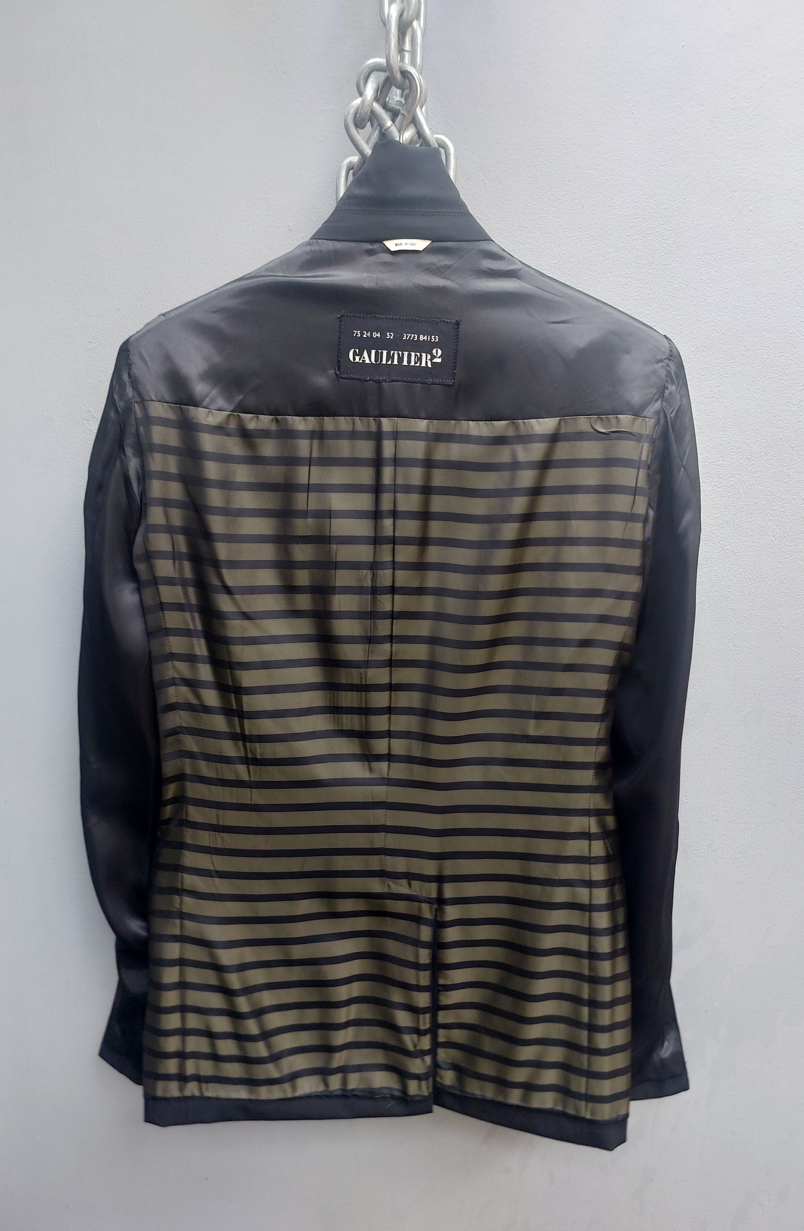 Jean Paul Gaultier Jean Paul Gaultier Notched Lapel Blazer Size 36S - 12 Thumbnail