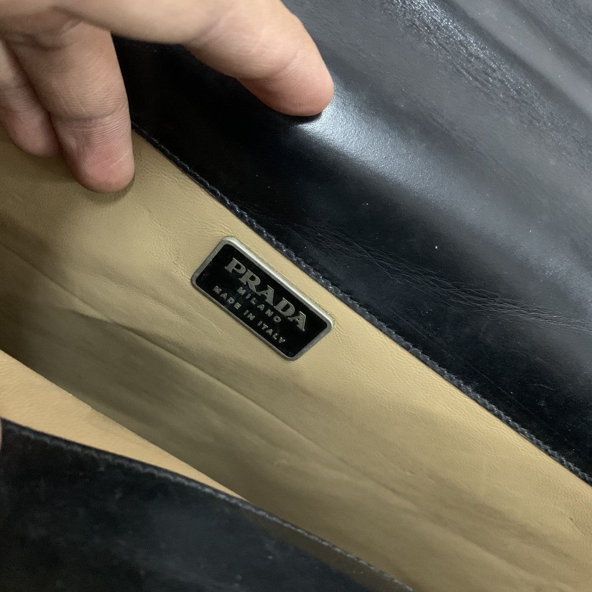 Prada Prada Vintage Leather Briefcase Bag Size ONE SIZE - 15 Thumbnail