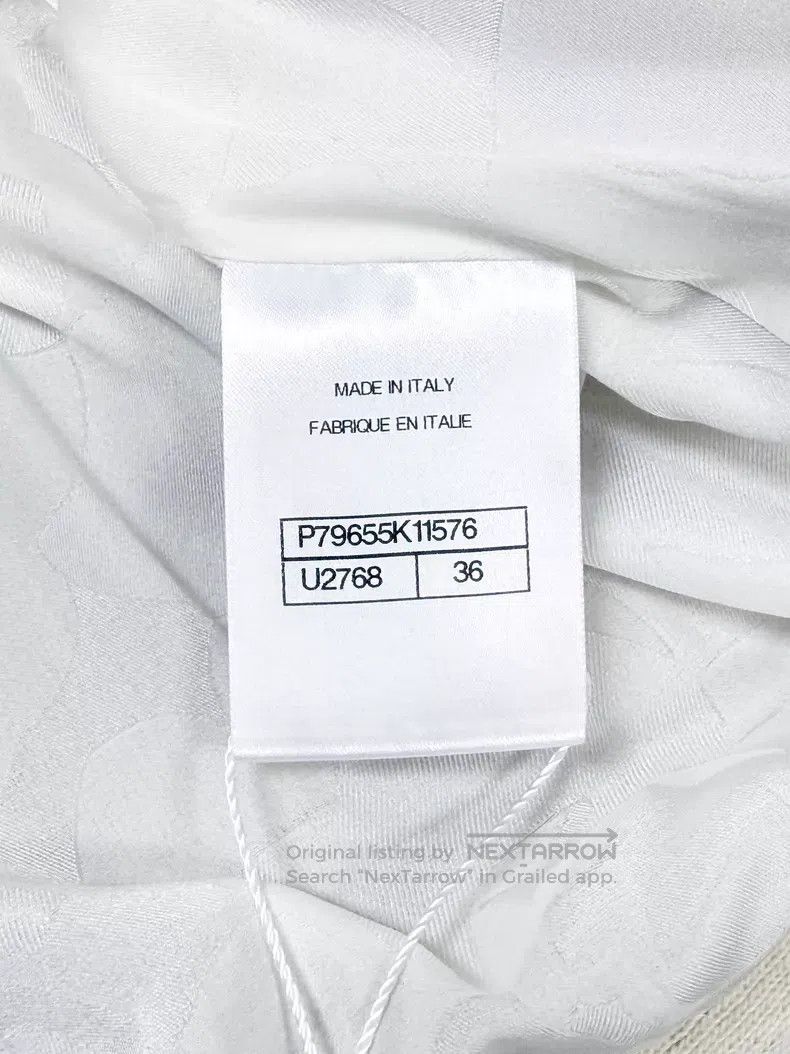 Chanel Chanel Khaki white double-breasted horsehair long-sleeved Size XS / US 0-2 / IT 36-38 - 6 Thumbnail