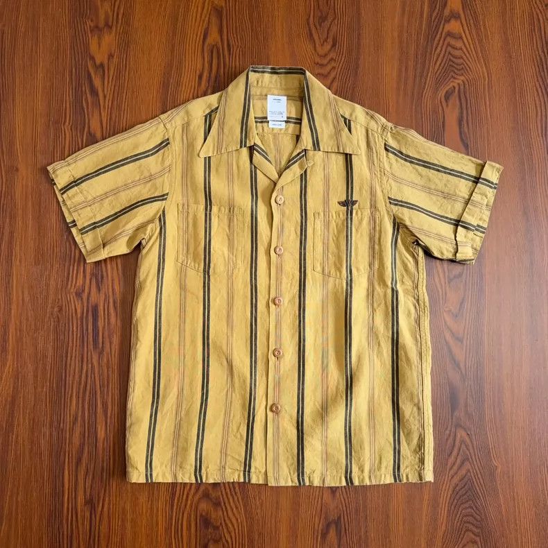 Visvim visvim 20SS Linen Striped Wings Short Sleeve Shirt 2506-Nex Size US M / EU 48-50 / 2 - 1 Thumbnail