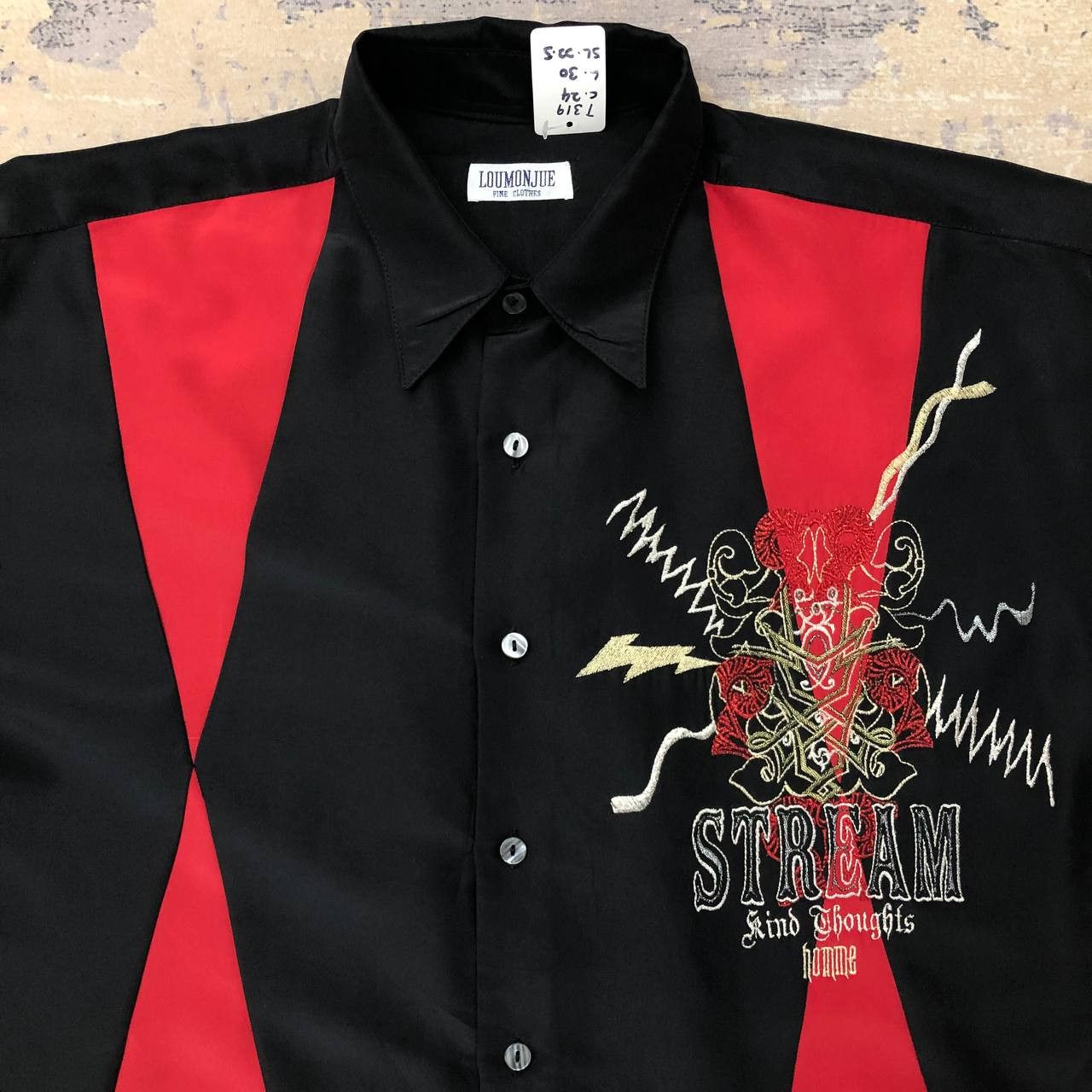 Japanese Brand × Vintage T319 VTG SILK LOUMONJUE MADE IN JAPAN SHIRTS Size US XL / EU 56 / 4 - 5 Thumbnail