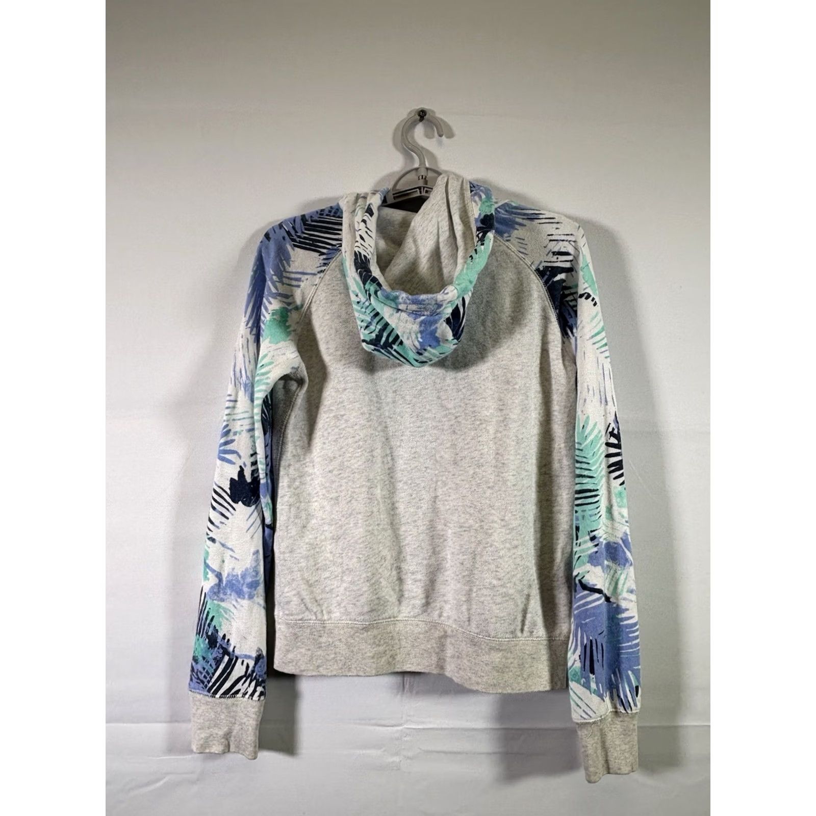 Aeropostale Aeropostale Hoodie Men's M Gray Full Zip Graphic 87 New York Tropical Palm Leaf City Classic Winter Spring Summer Fall Size US M / EU 48-50 / 2 - 4 Thumbnail