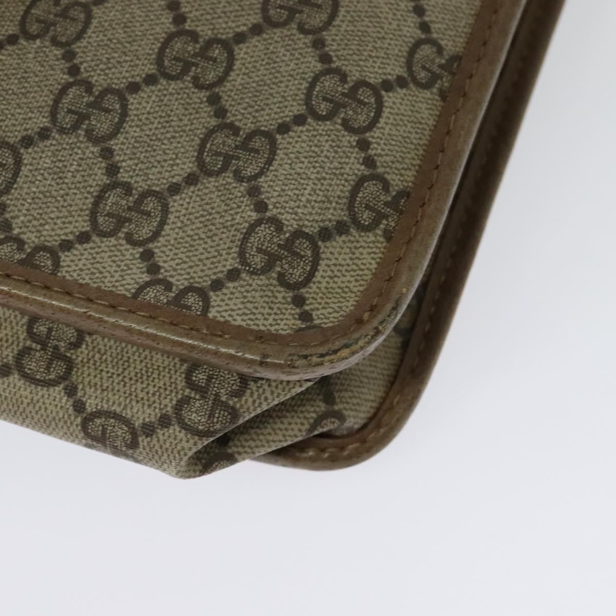 Gucci GUCCI GG Supreme Hand Bag Pvc Vintage Beige Gold Size ONE SIZE - 13 Thumbnail