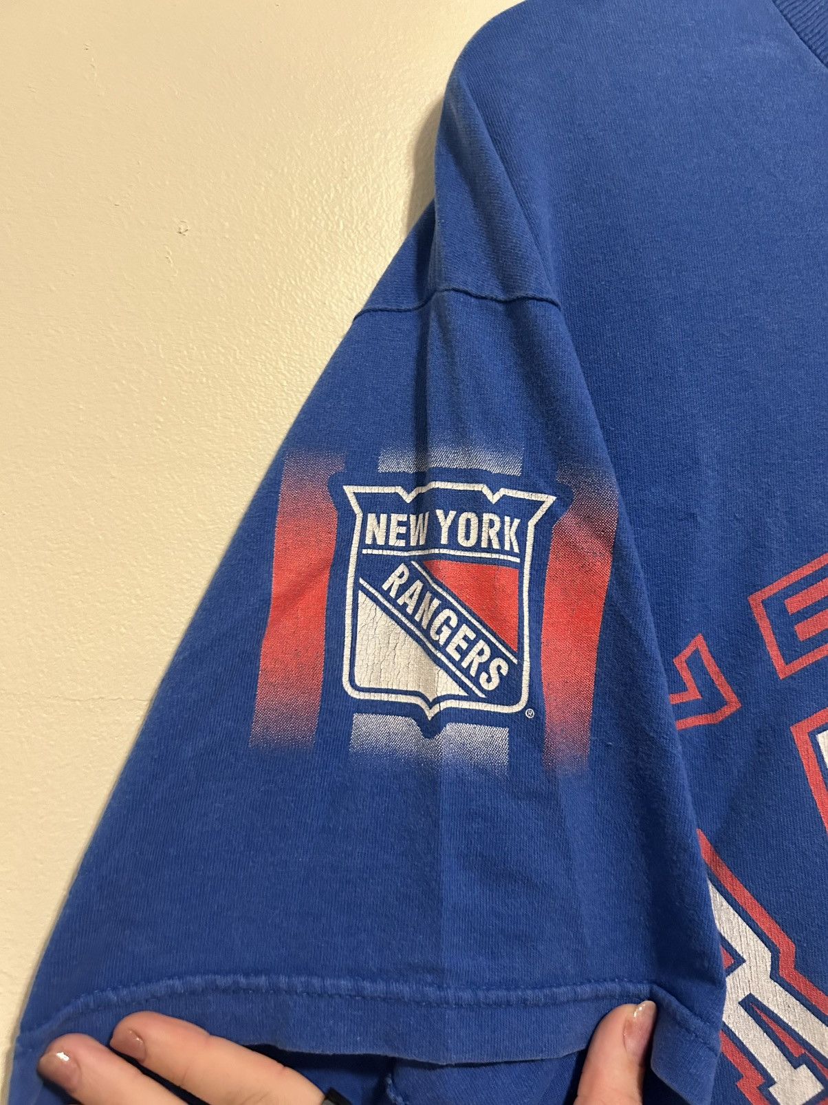 NHL 1990s Vintage New York Rangers NHL Tee Size US L / EU 52-54 / 3 - 2 Thumbnail