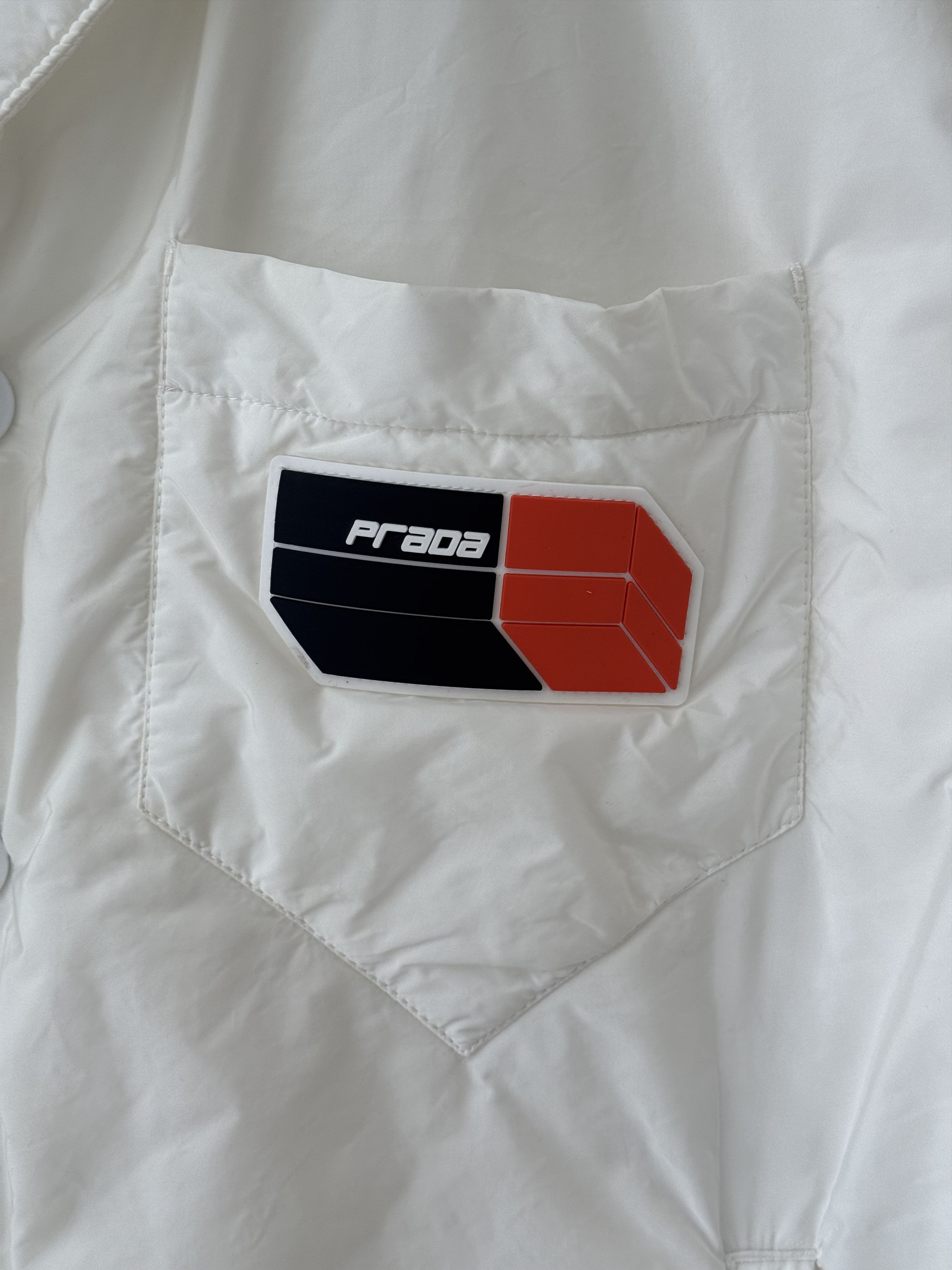 Prada Prada 2018 Nylon Logo Shirt Size US XL / EU 56 / 4 - 8 Thumbnail