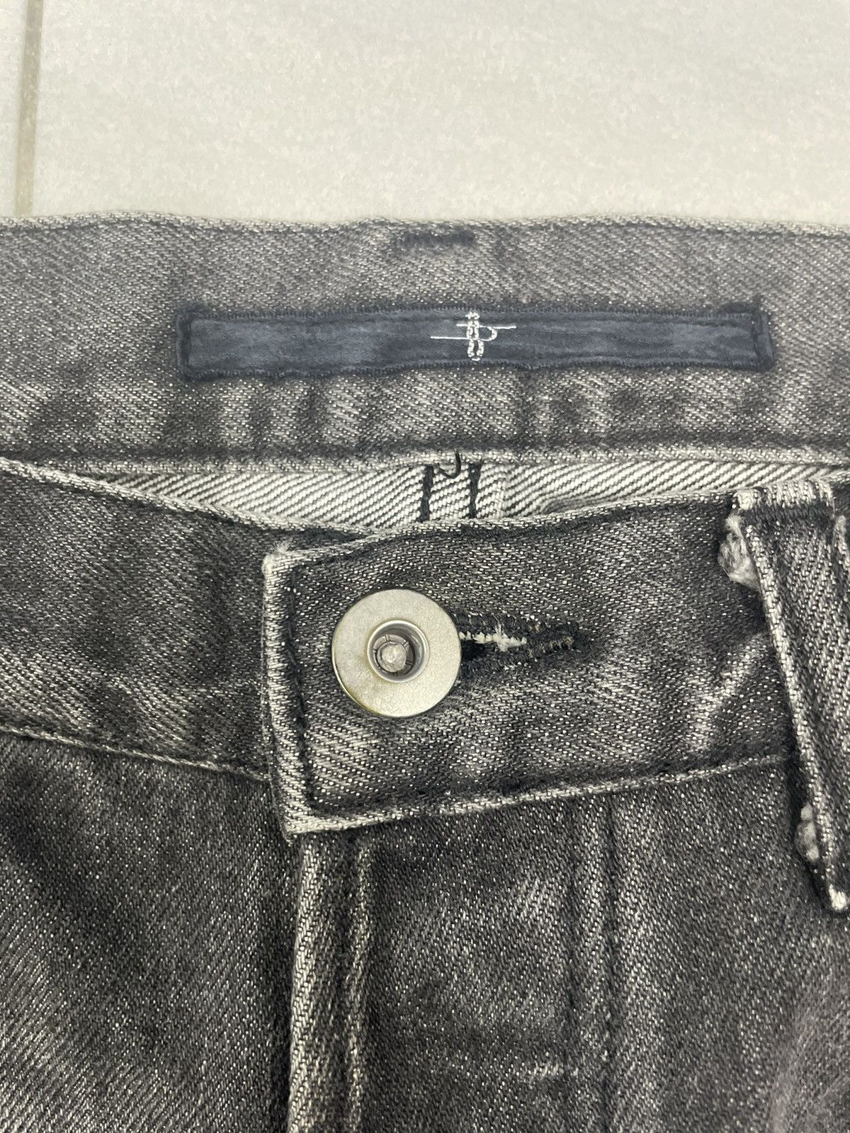 If Six Was Nine NoID Japan Faded Black Jeans Numbernine Style Size US 30 / EU 46 - 8 Thumbnail