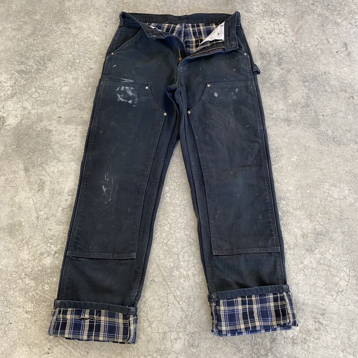 Carhartt Vintage Carhartt Double Knee Blanket Lined Painter Pants Size US 31 - 2 Thumbnail