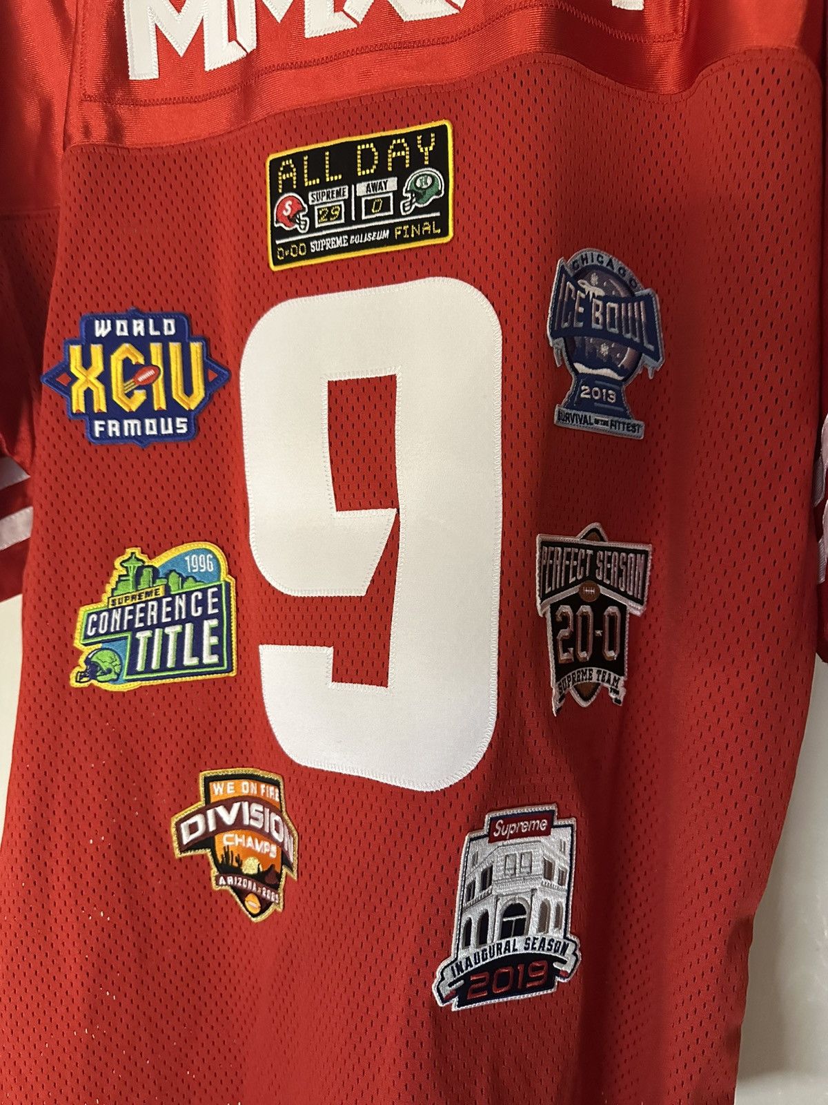 Supreme Supreme Championships Football Jersey - Red, Medium Size US M / EU 48-50 / 2 - 5 Thumbnail