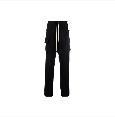 Rick Owens Drkshdw Rick Owens DRKSHDW Black Cargo Pants Men's Size M Size US 28 / EU 44 - 1 Thumbnail