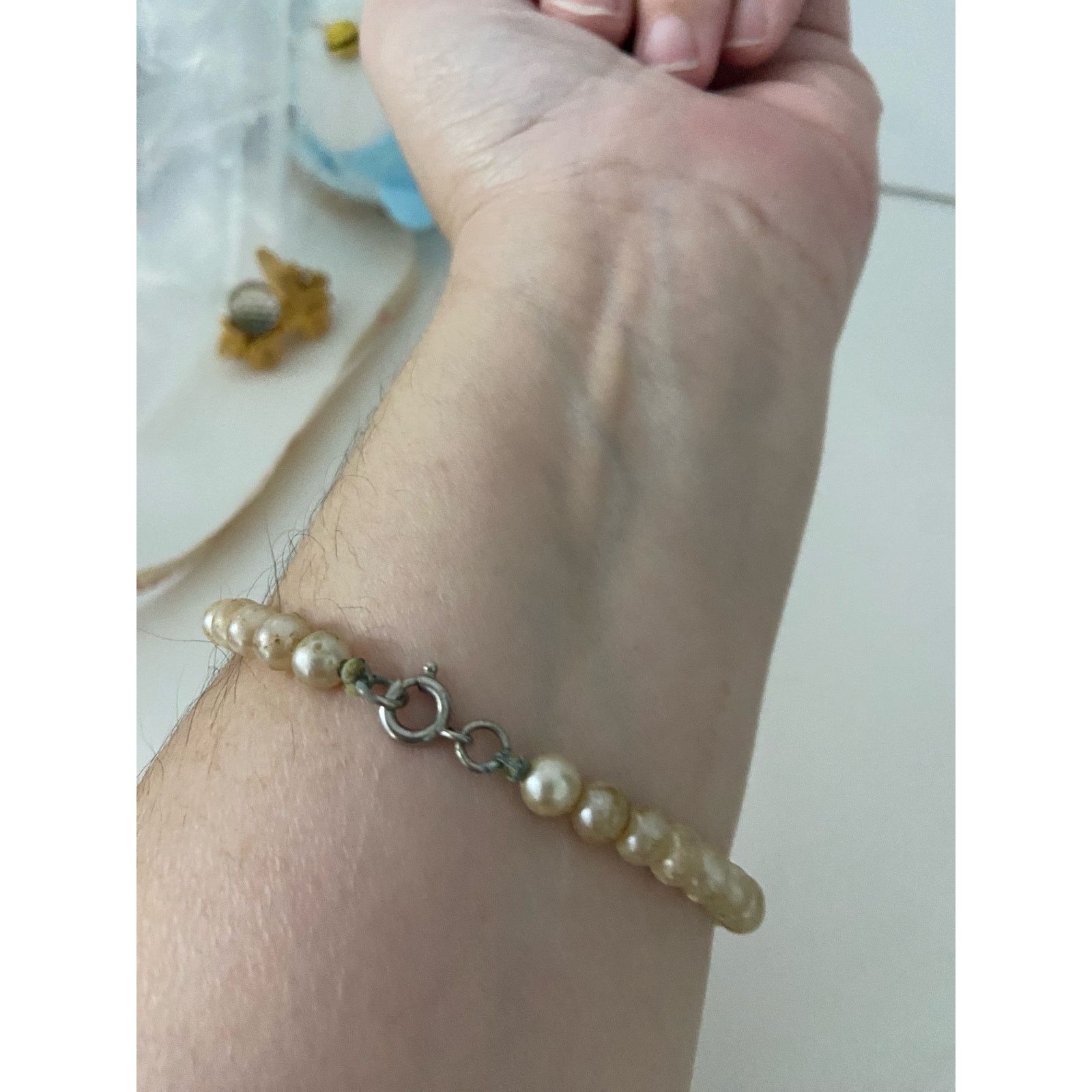 Vintage Vintage faux pearl bracelet Size ONE SIZE - 5 Thumbnail