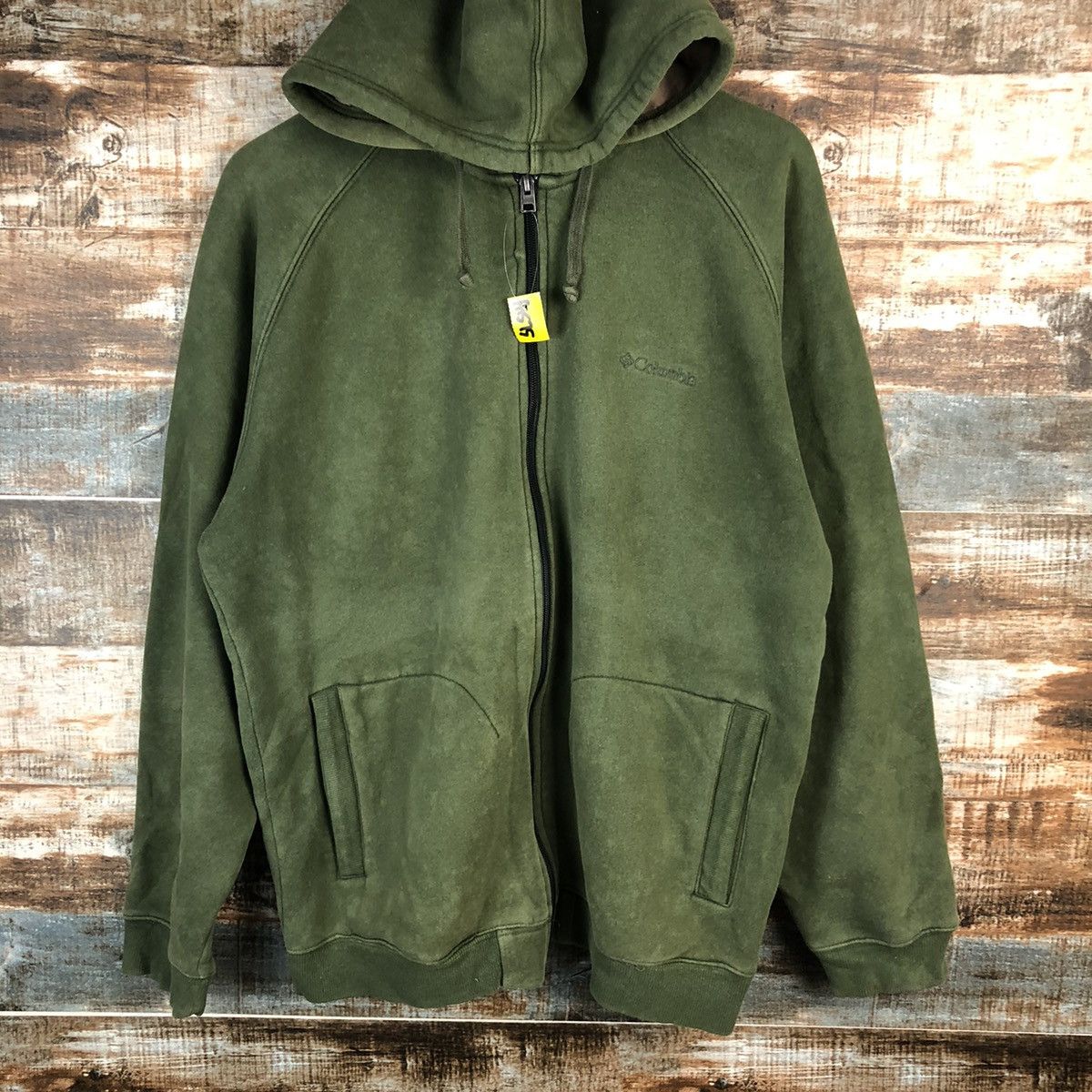 Columbia Columbia Green faded plain sweater Hoodie #A1575 Size US M / EU 48-50 / 2 - 3 Thumbnail