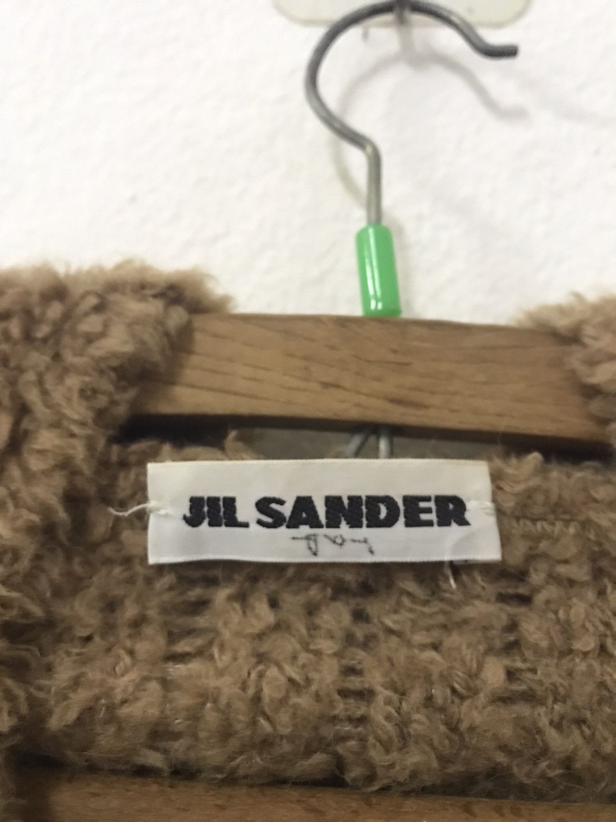 Jil sander fur hoodie sweater