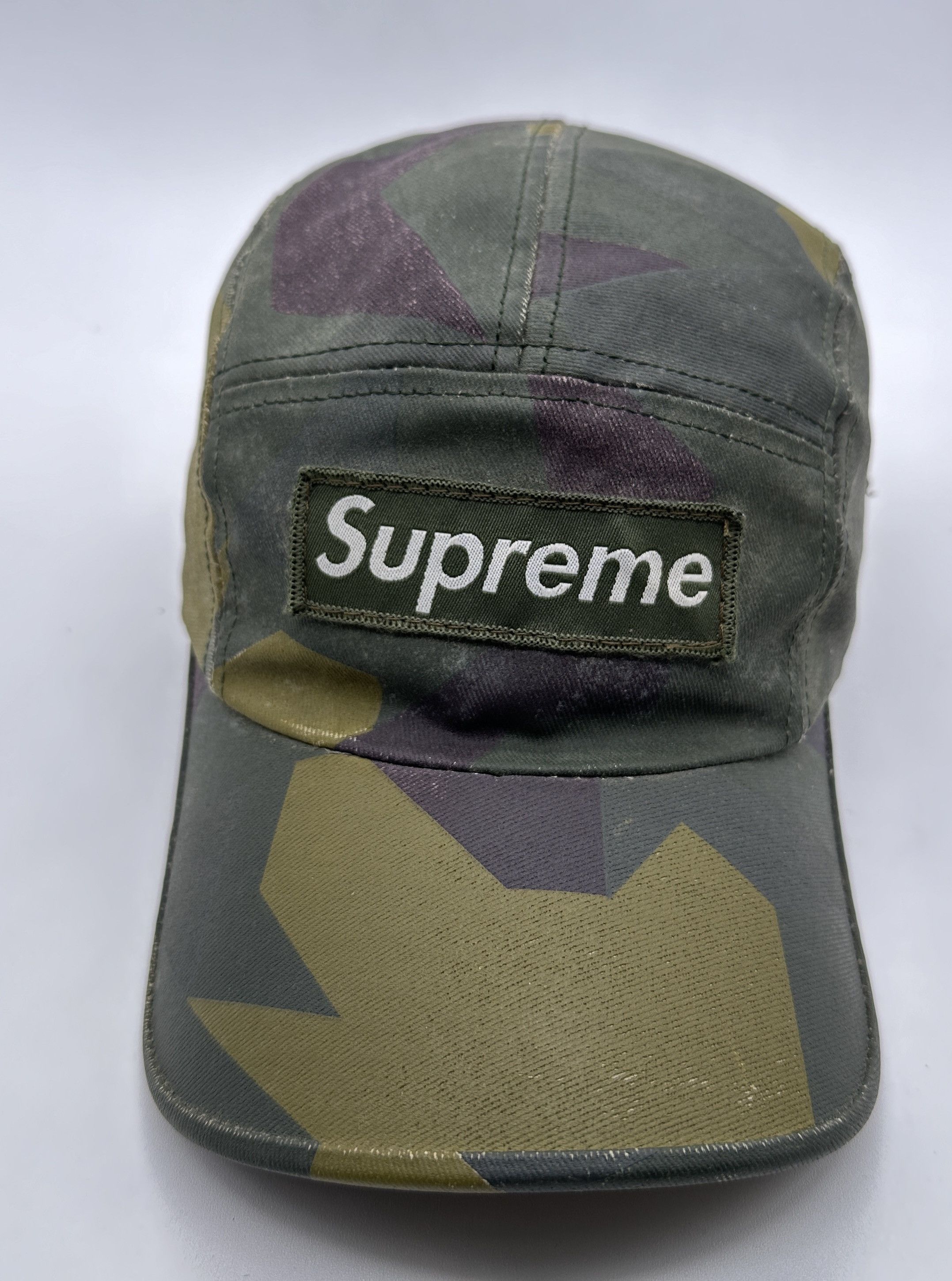 Supreme GOODENOUGH Crushed Rayon Pile Camp Cap (SS25) - $58
