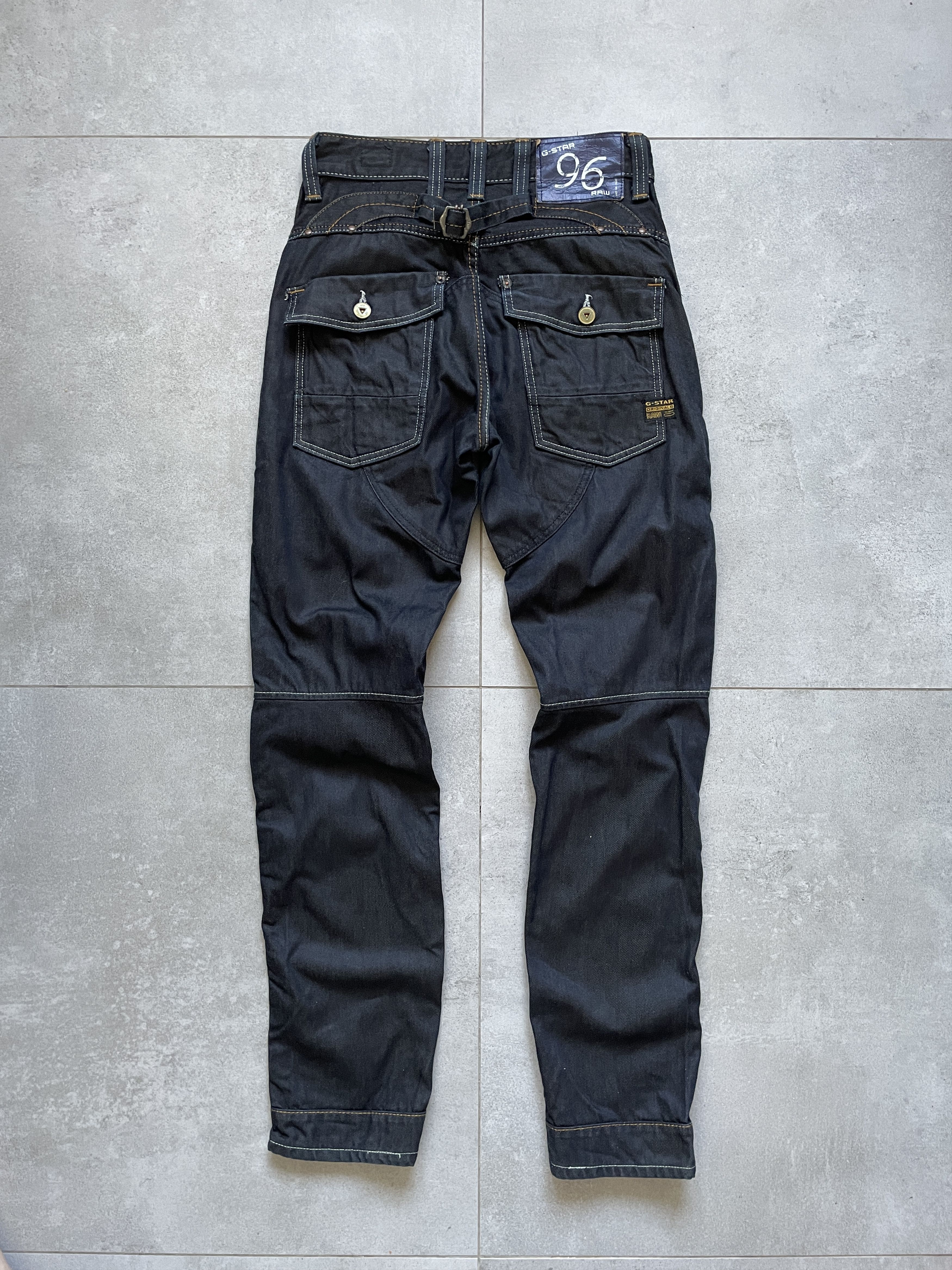 G-Star G-STAR GSTAR RAW DENIM STRAIGHT JEANS JAPANEESE Size US 29 - 2 Thumbnail
