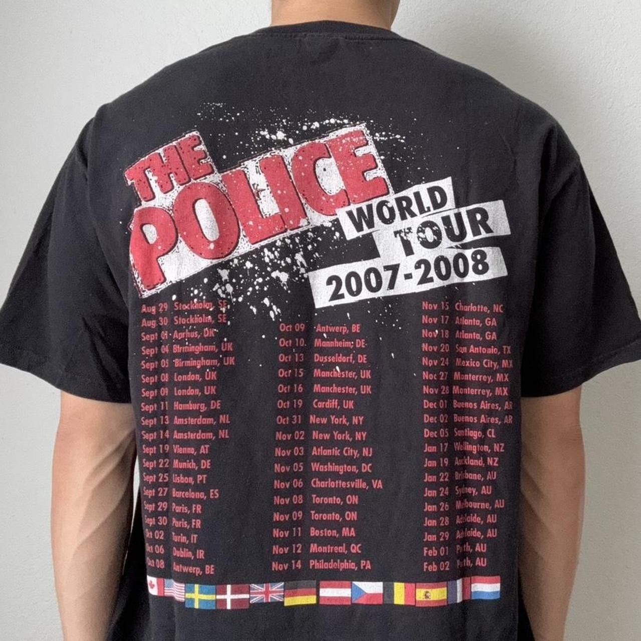 Band Tees × Vintage Vintage 2007 The Police World Tour Band Graphics Tee Shirt Size US XL / EU 56 / 4 - 2 Thumbnail