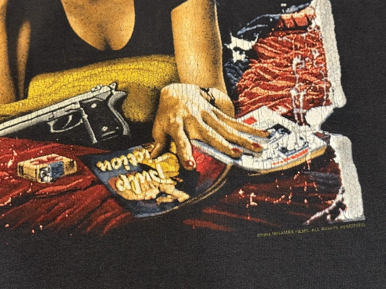 Other Vintage 1994 Pulp Fiction Quintin Tarantino Tee Shirt S Size US XL / EU 56 / 4 - 15 Thumbnail