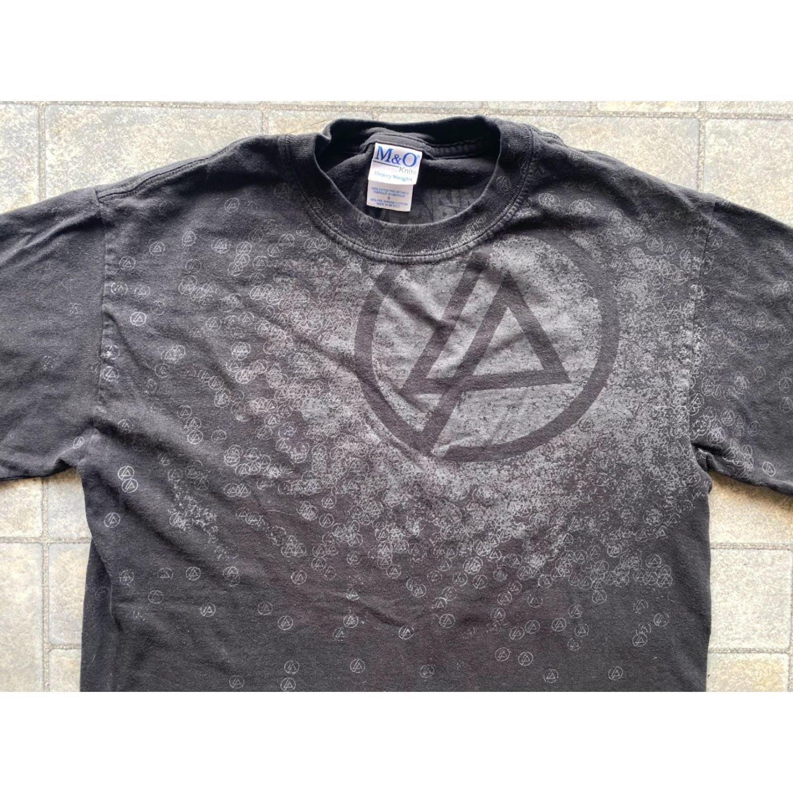 Vintage M&O KNITS T Shirt Men’s S Linkin Park Logo LP Black Short Sleeve Band Mens S Black Logo Short Sleeve Tee Size US S / EU 44-46 / 1 - 3 Thumbnail