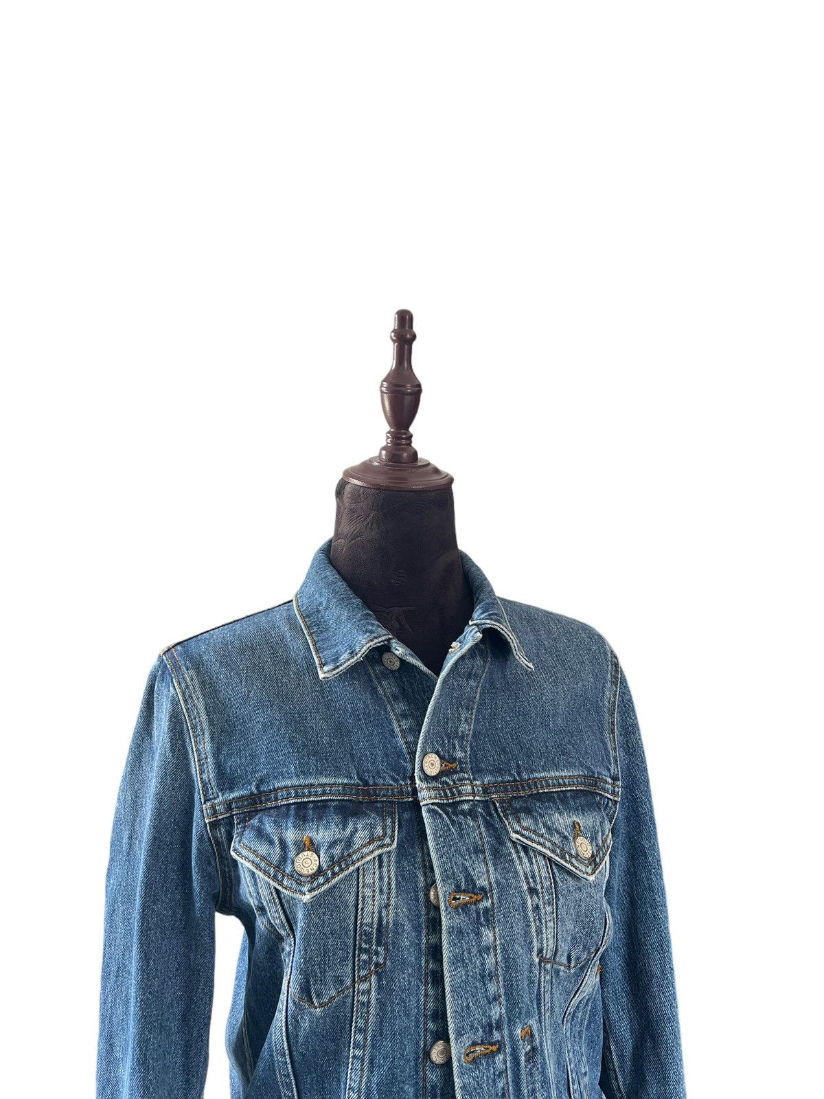 Acne Studios Acne Studios SS14 Cropped Denim Jacket Size XS / US 0-2 / IT 36-38 - 18 Thumbnail