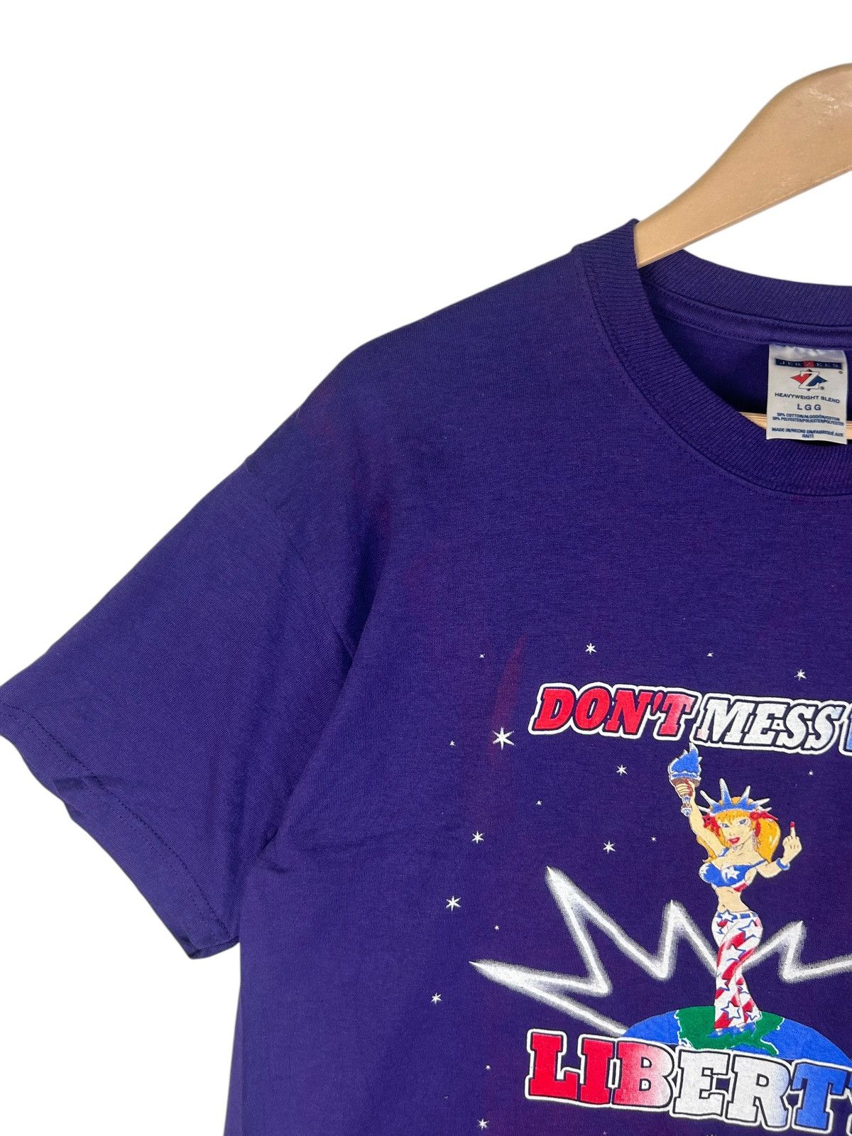 Vintage Vintage Liberty Art “Dont Mess With Liberty” Fucking Symbol Size US L / EU 52-54 / 3 - 2 Thumbnail
