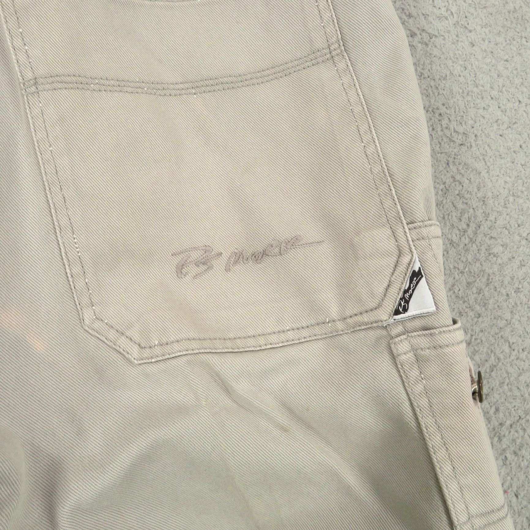 Vintage VTG PJ MARK Baggy Shorts Mens 36 Y2K Fat Albert Platinum Carpenter Skater 90s Hip Hop Denim Gray 5-Pocket Size US 36 / EU 52 - 4 Thumbnail