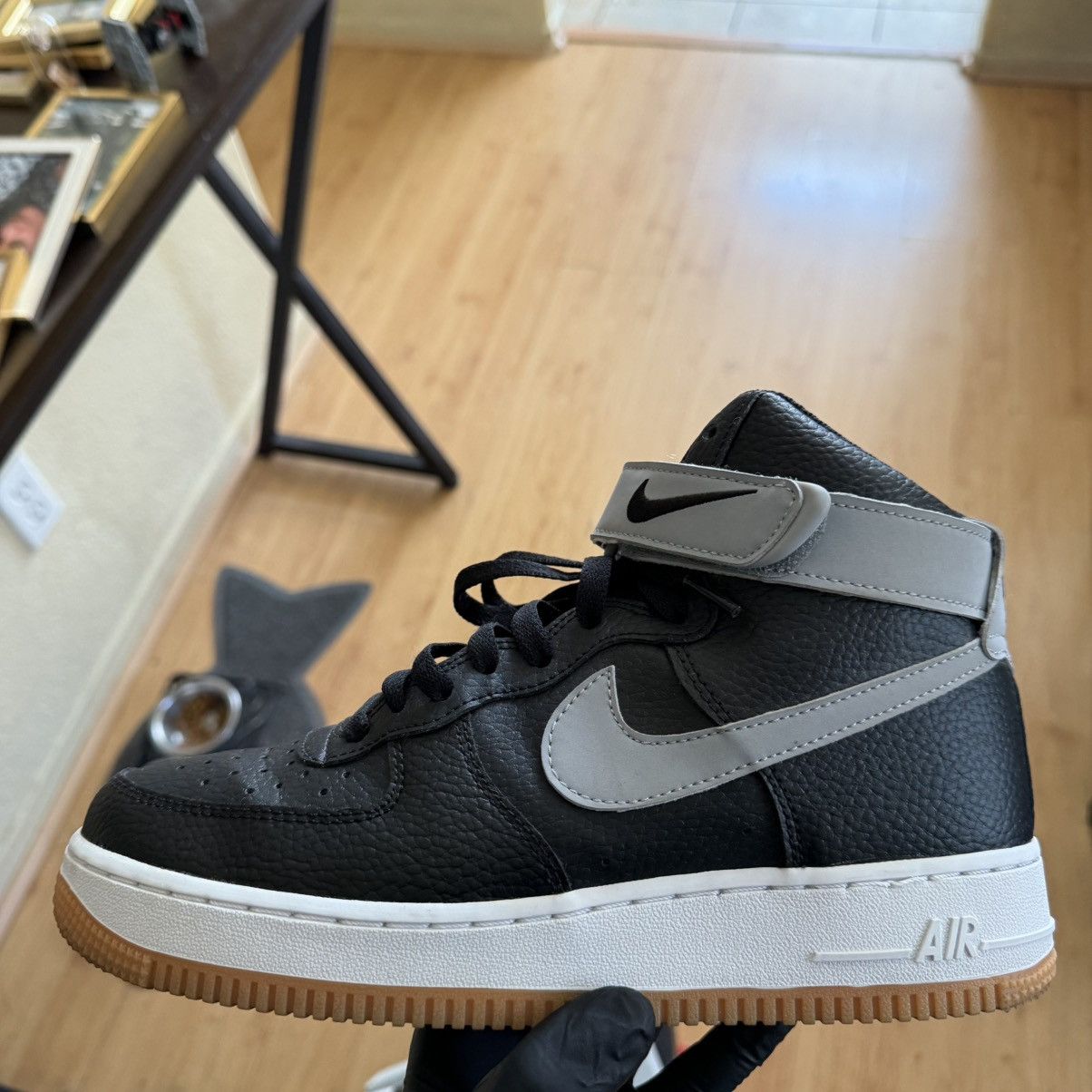 Nike 2019 Air Force 1 High '07 'Black Wolf Grey' Size US 7.5 / EU 40-41 - 15 Thumbnail